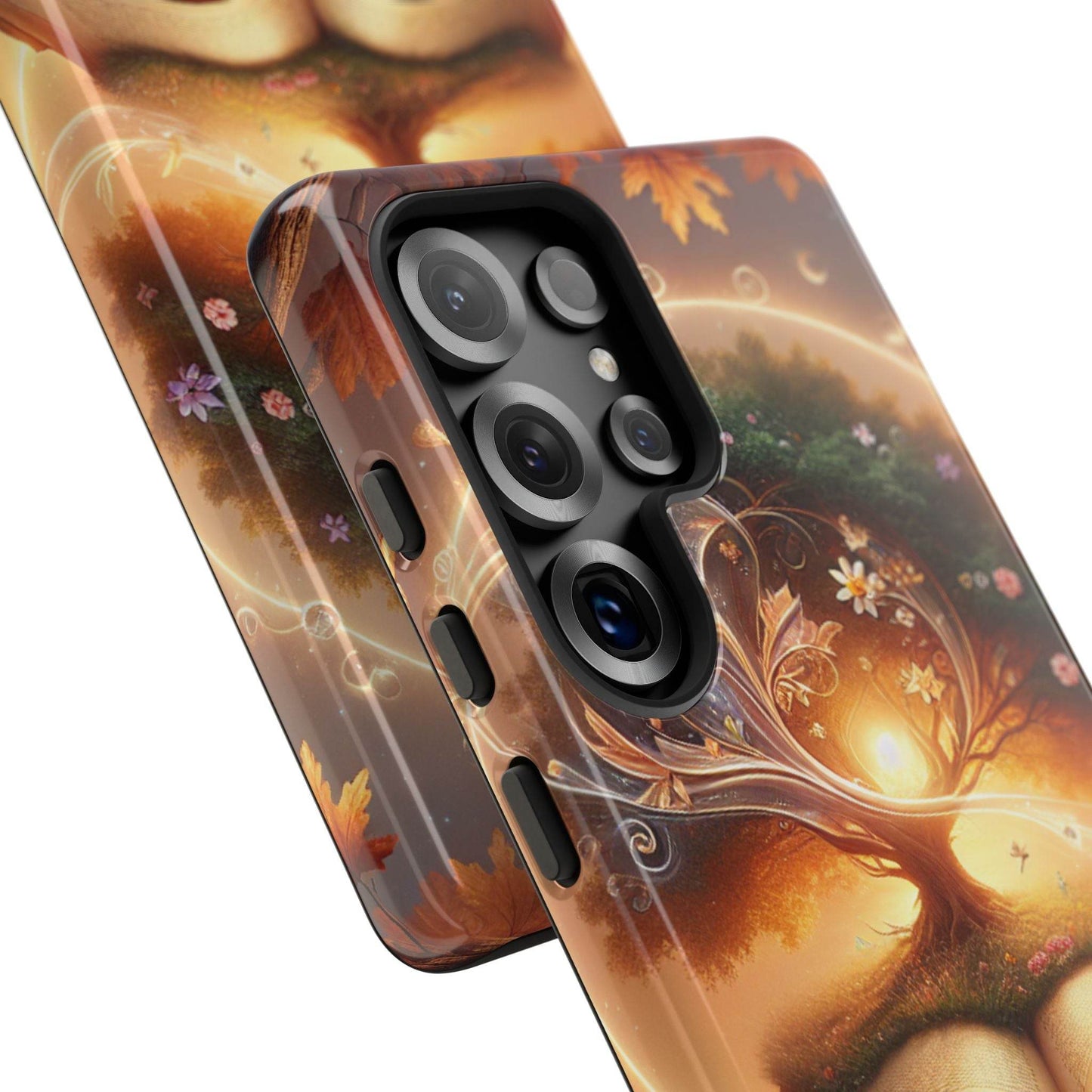 Nature-Inspired iPhone & Samsung Phone Case with Tree of Life Design - The Dreamer's Bookshop.