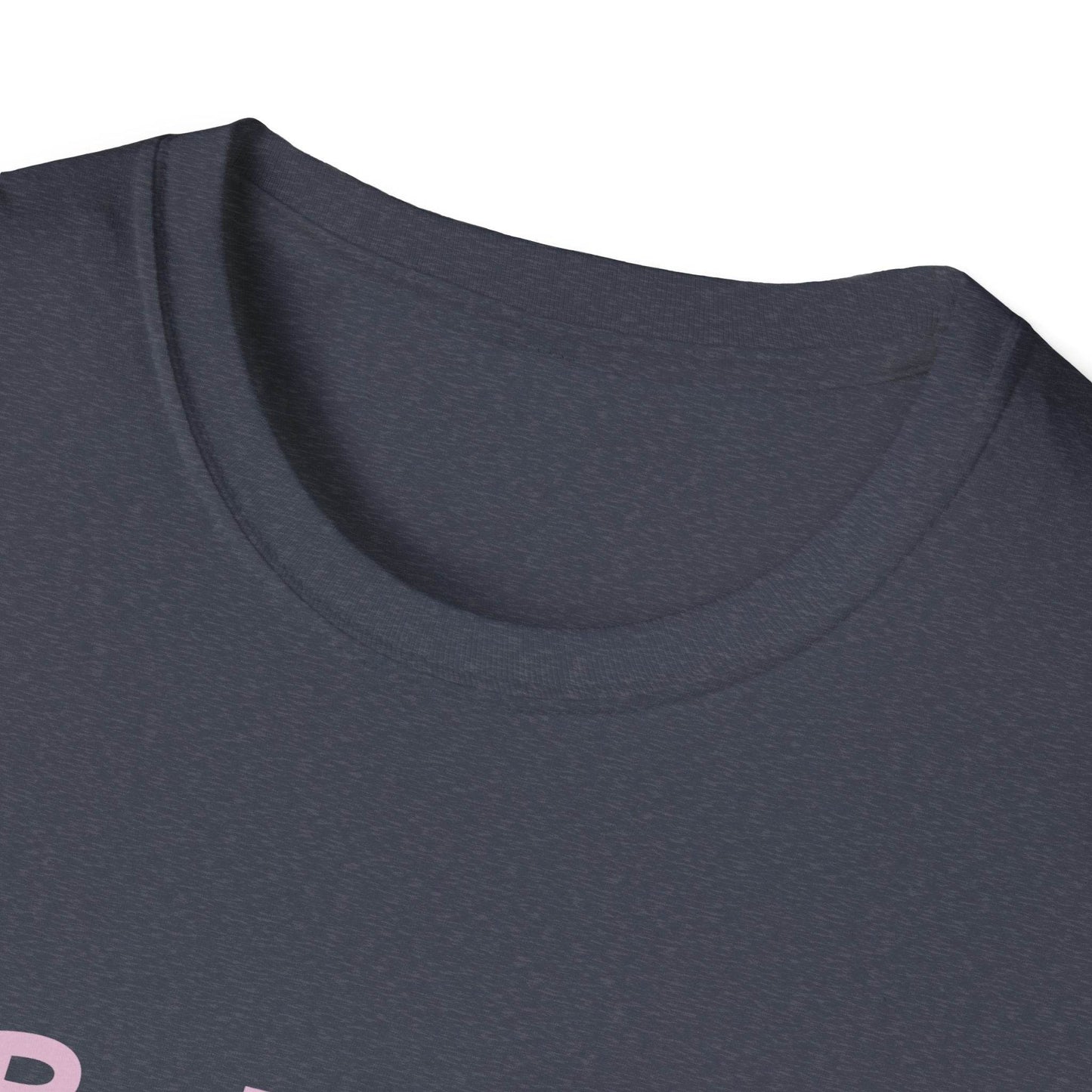 Be Happy Stay Positive Unisex Softstyle T-Shirt - The Dreamer's Bookshop.