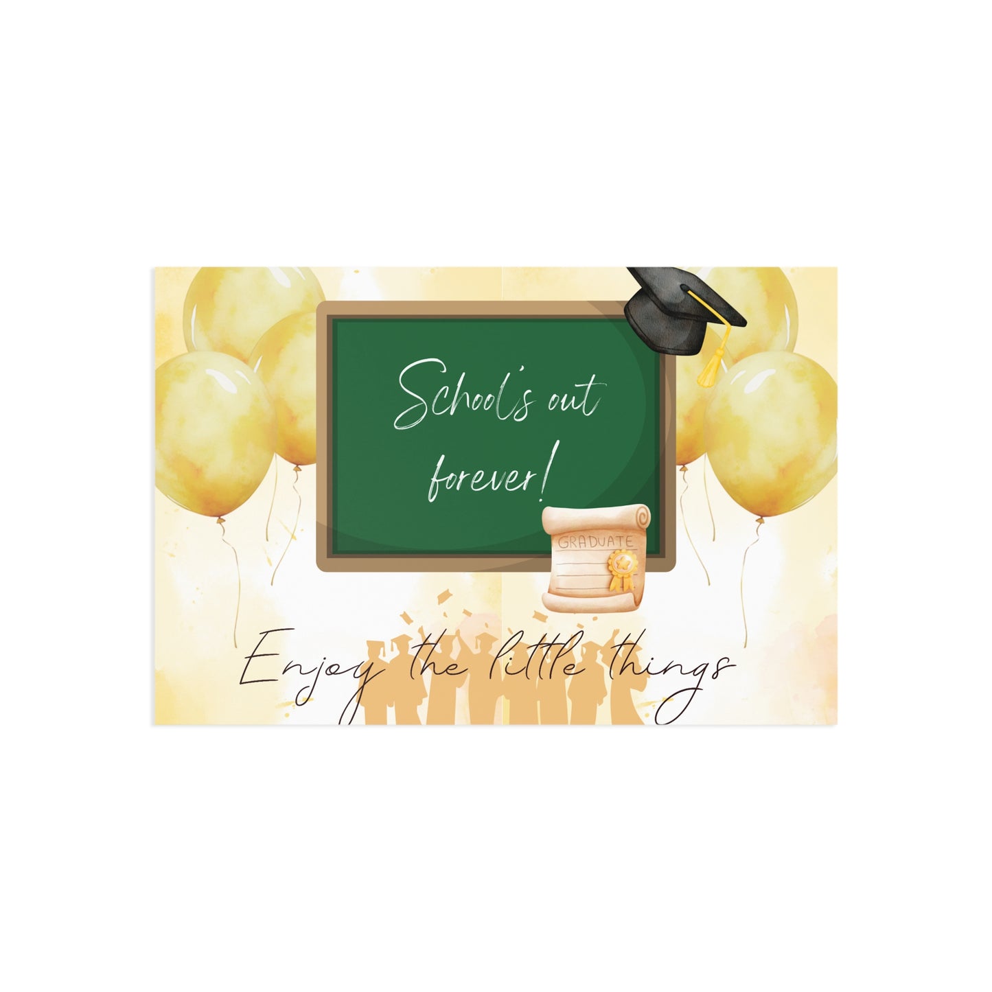 The Dreamer's Bookshop "Graduation" Enjoy the Little Things Card