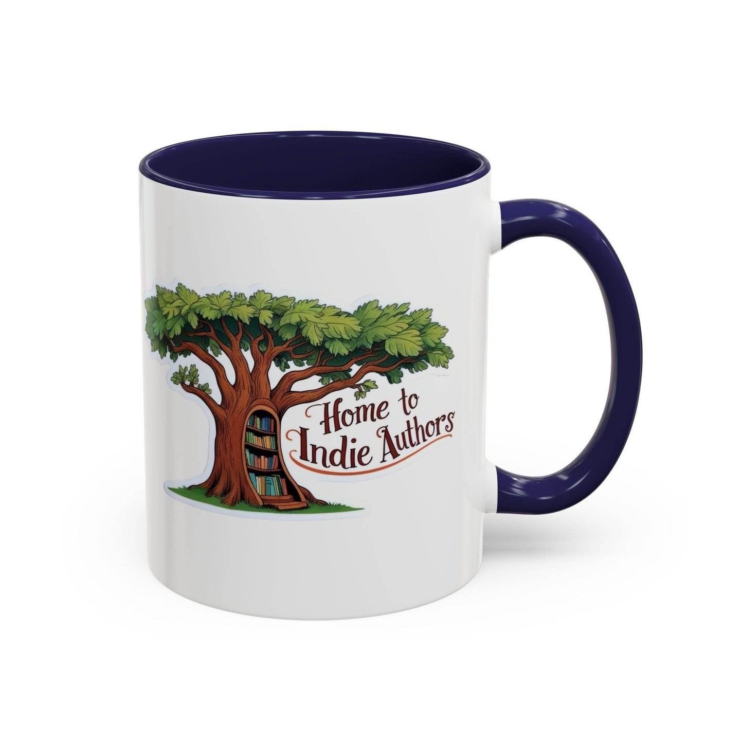 Home to Indie Authors Accent Coffee Mug - Perfect Gift for Writers & Book Lovers - The Dreamer's Bookshop.
