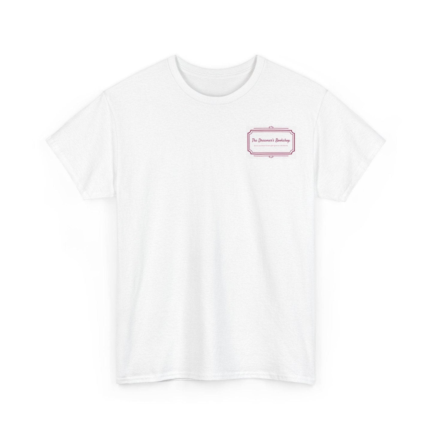 Personalized Unisex Heavy Cotton Tee - Perfect for Casual Days & Gifts - The Dreamer's Bookshop.