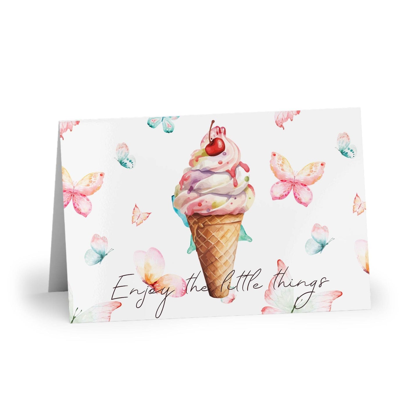 The Dreamer's Bookshop "Gelato" Enjoy the Little Things Card - The Dreamer's Bookshop.