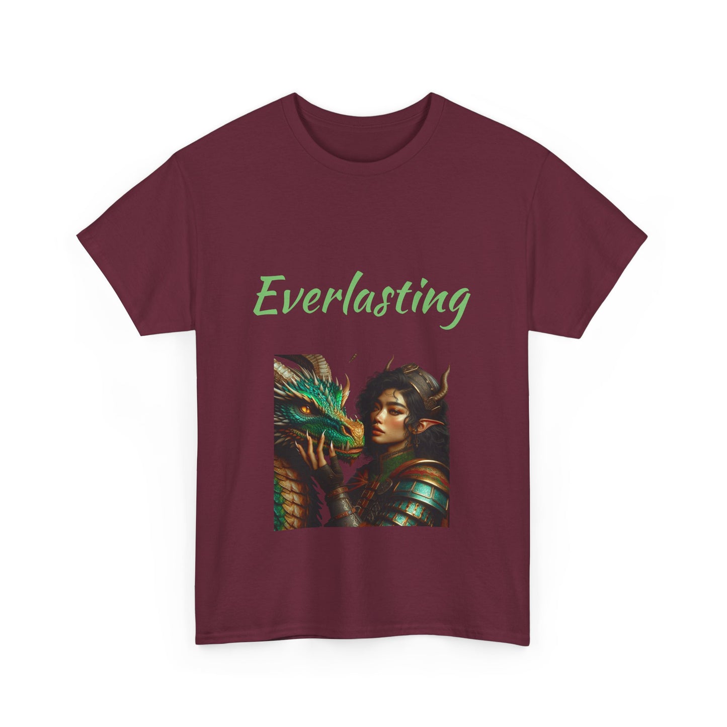Book Lover's Unisex Heavy Cotton Tee - "Everlasting" - The Dreamer's Bookshop.