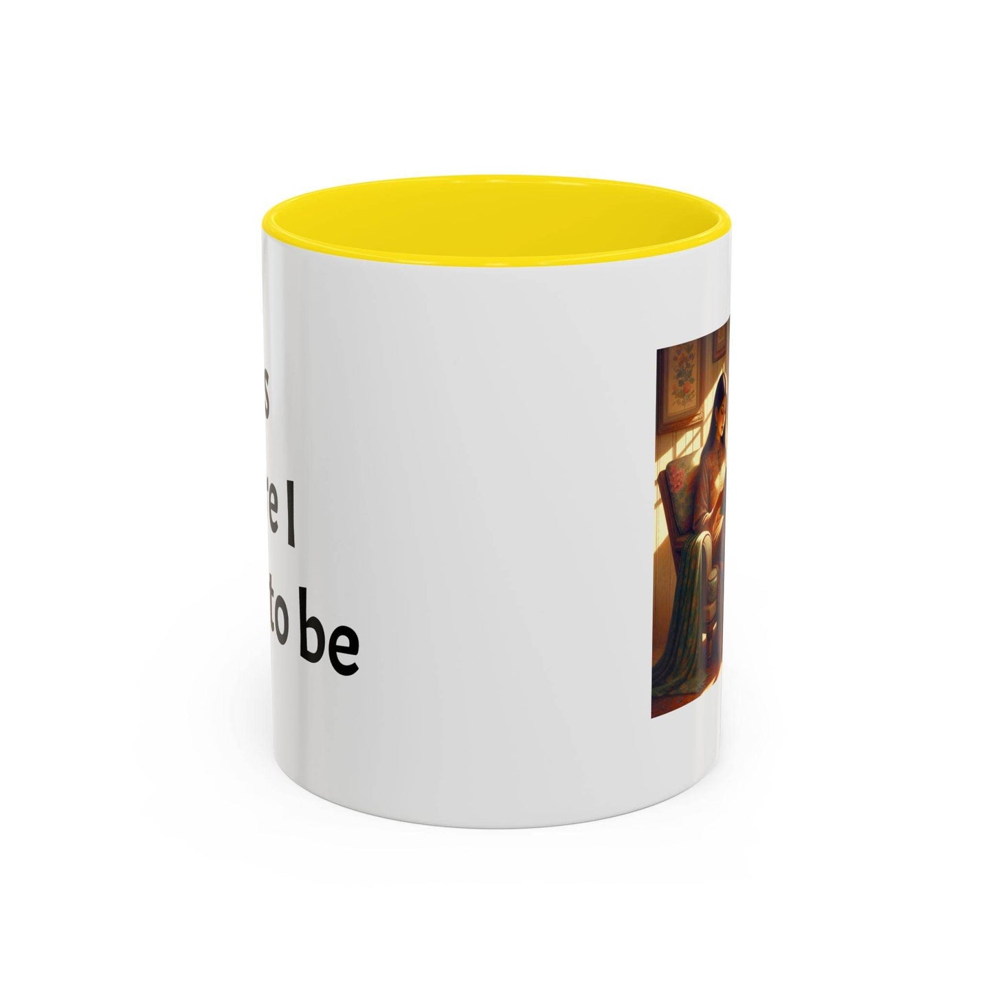 Cozy Reading Accent Coffee Mug - 11 oz - Perfect for Book Lovers - The Dreamer's Bookshop.
