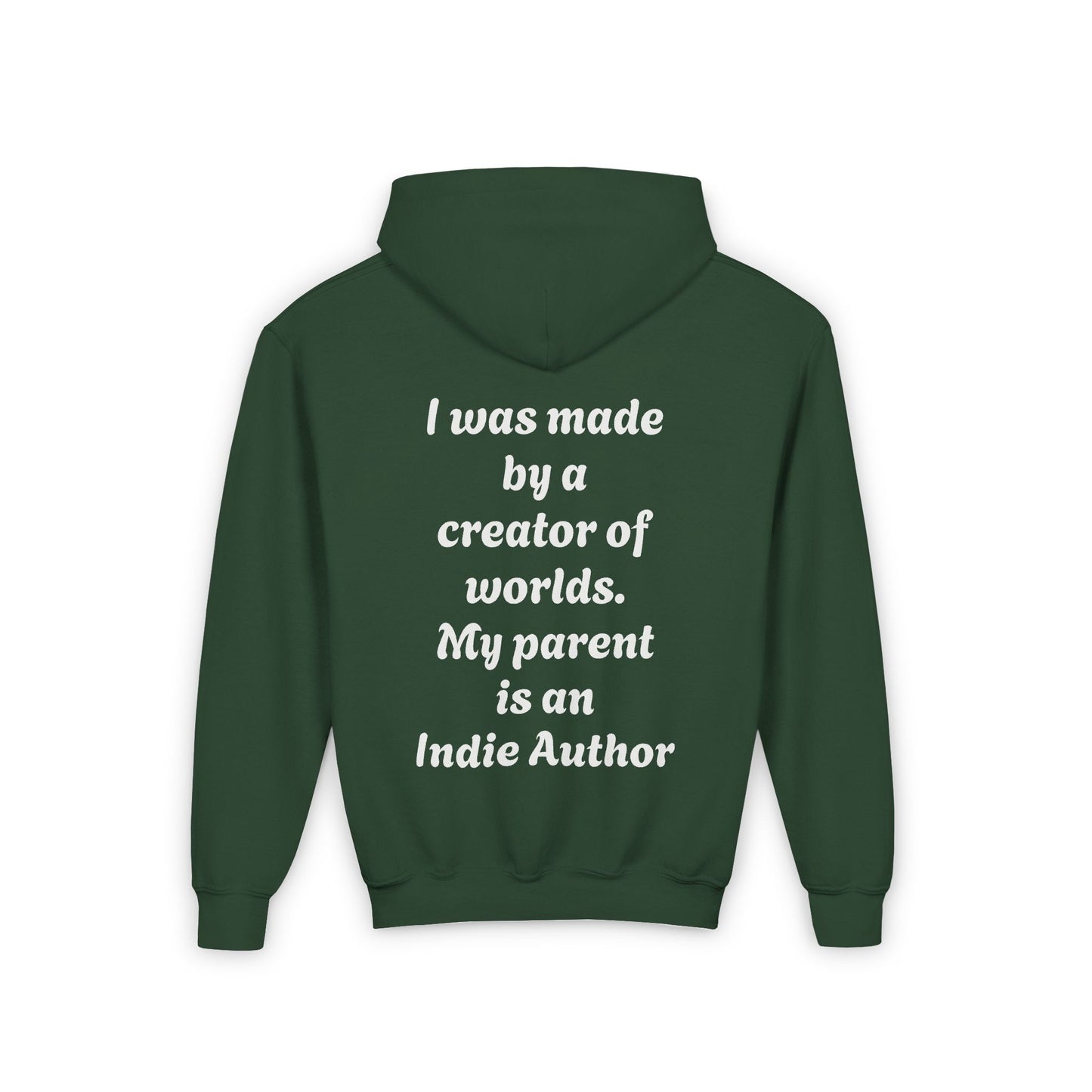 US (Ww) - Youth Heavy Blend Hooded Sweatshirt - "Born to be Original" & "Created by a Creator of Worlds" - The Dreamer's Bookshop.