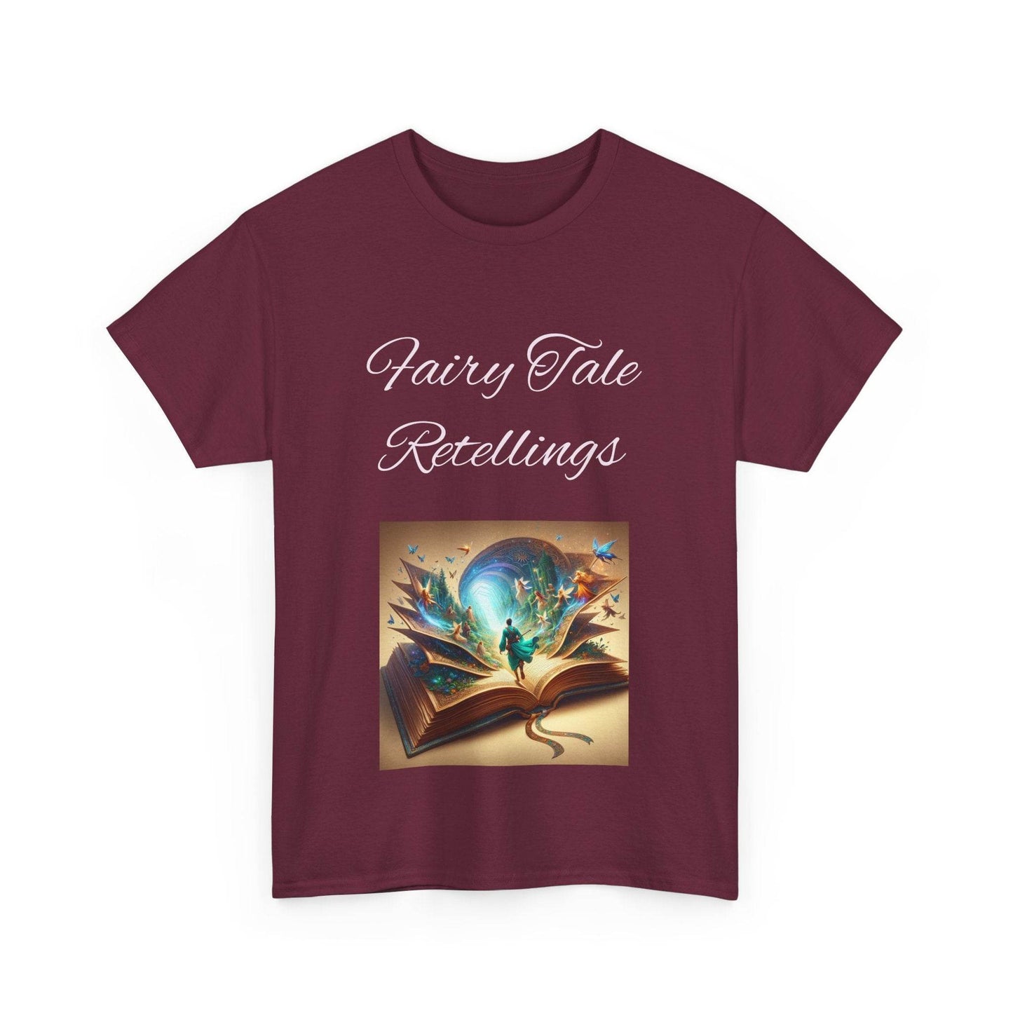 Fiction - Unisex Heavy Cotton Tee - Fairy Tale Retellings - The Dreamer's Bookshop.