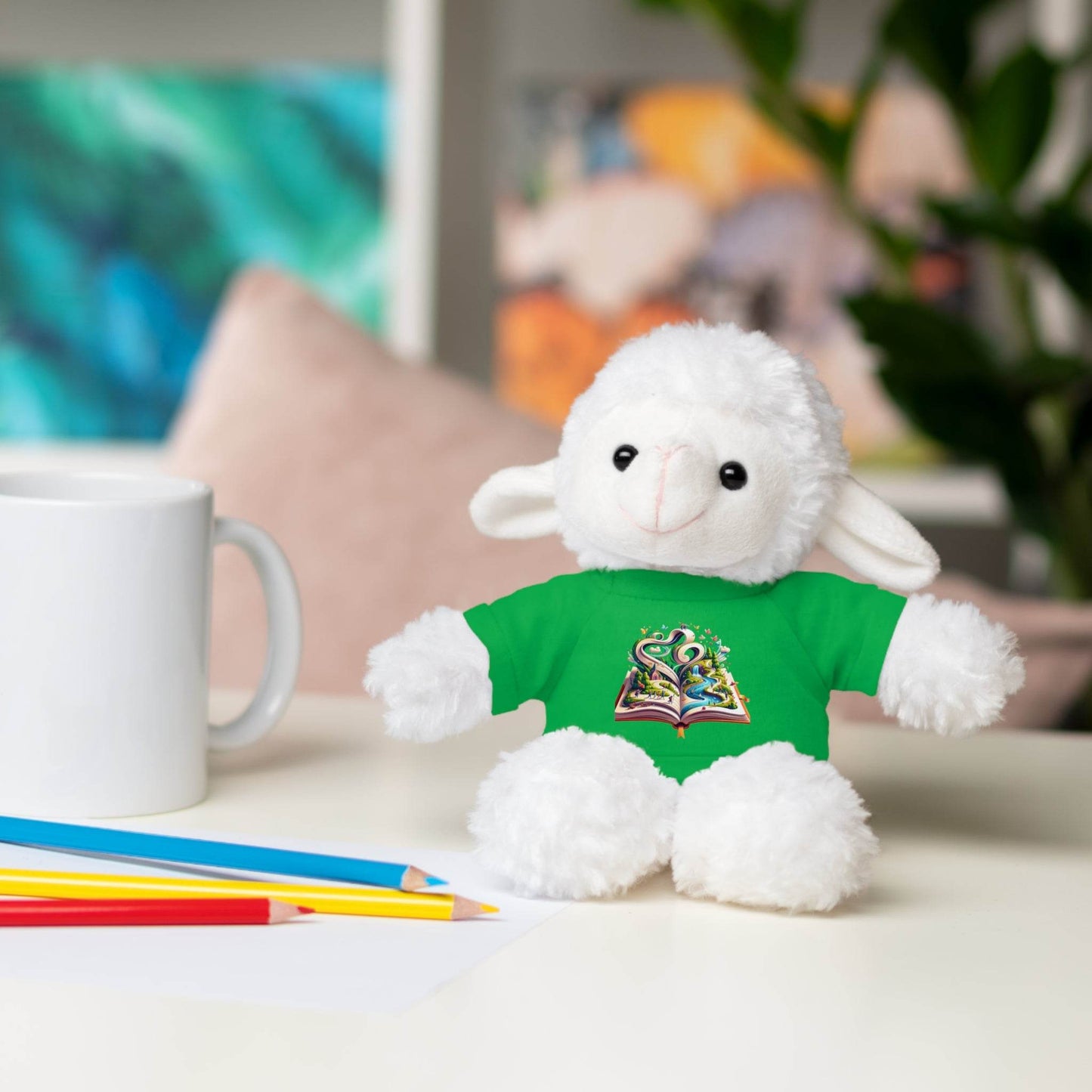 Personalized Stuffed Animal with Tee - Perfect Gift for Kids and Baby Showers - The Dreamer's Bookshop.
