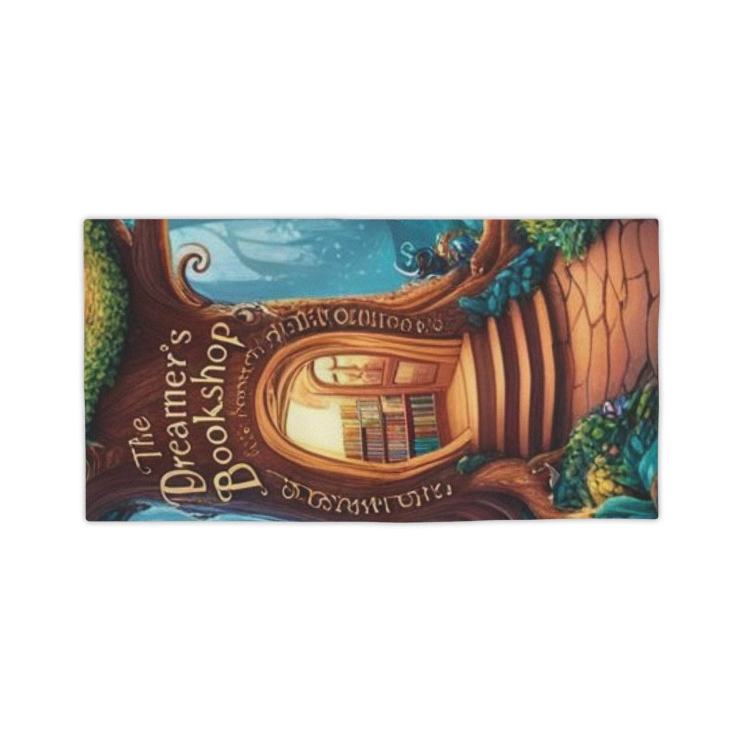 Dreamer's Bookshop Beach Towel - Cozy Literary Escape for Sun Lovers - The Dreamer's Bookshop.