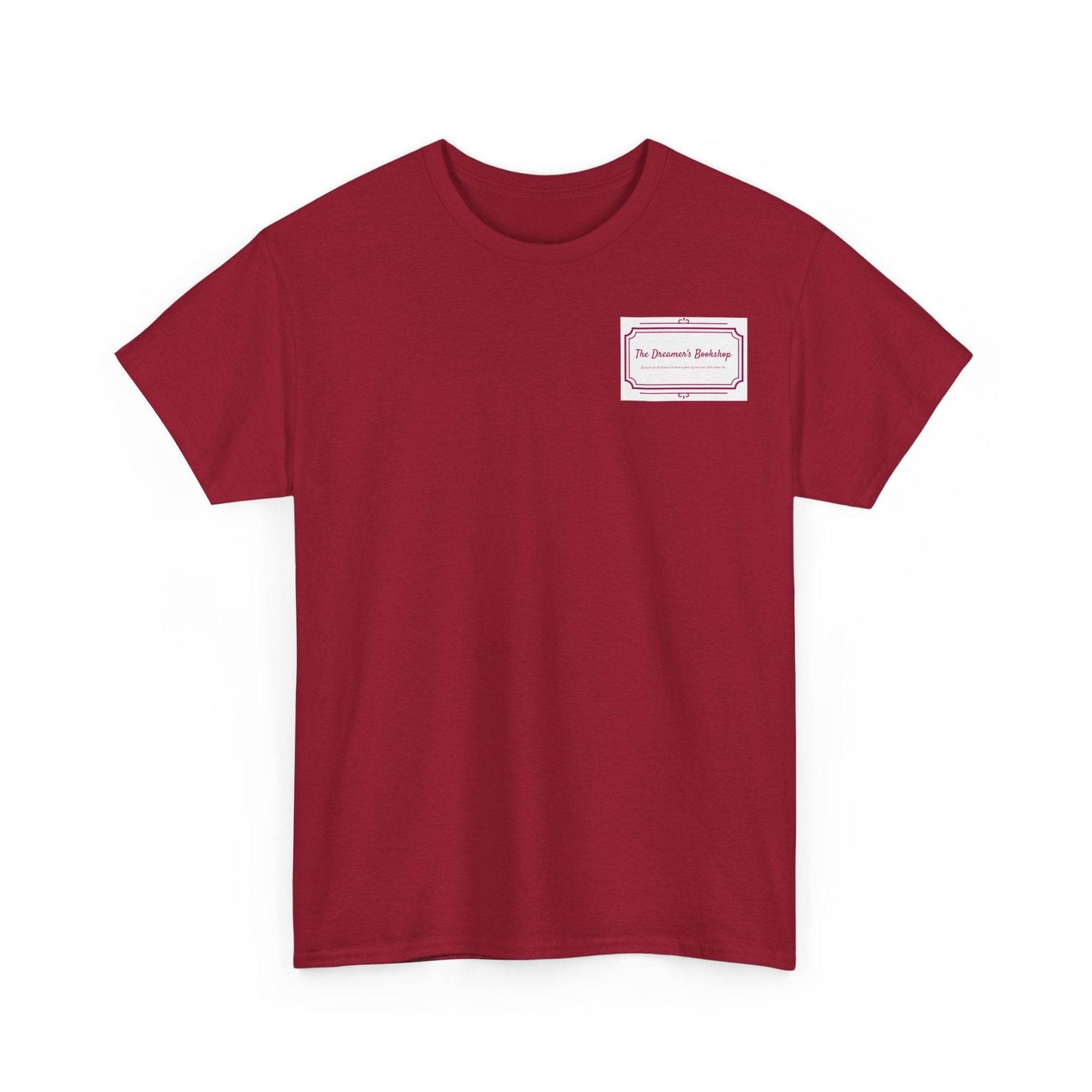 Personalized Unisex Heavy Cotton Tee - Perfect for Casual Days & Gifts - The Dreamer's Bookshop.