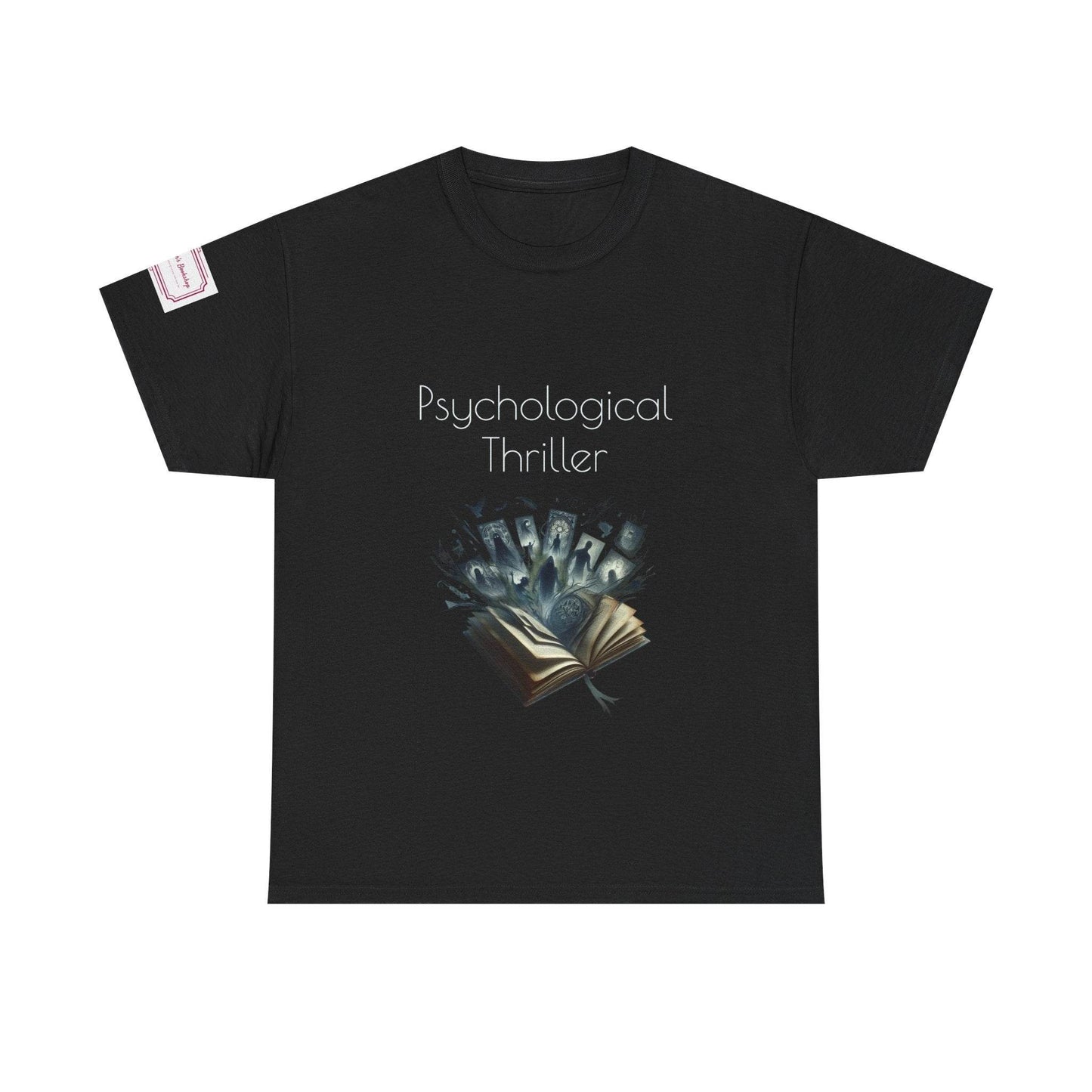 Fiction - Graphic Unisex Heavy Cotton Tee - Psychological Thriller - The Dreamer's Bookshop.