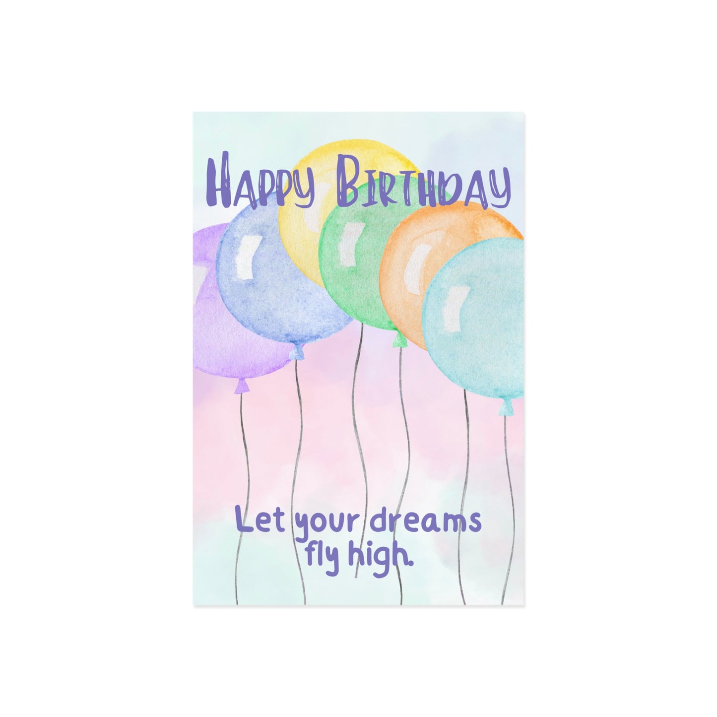 The Dreamer's Bookshop "Your Dreams" Birthday Card - The Dreamer's Bookshop.