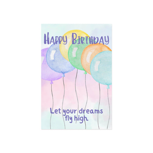 The Dreamer's Bookshop "Your Dreams" Birthday Card - The Dreamer's Bookshop.
