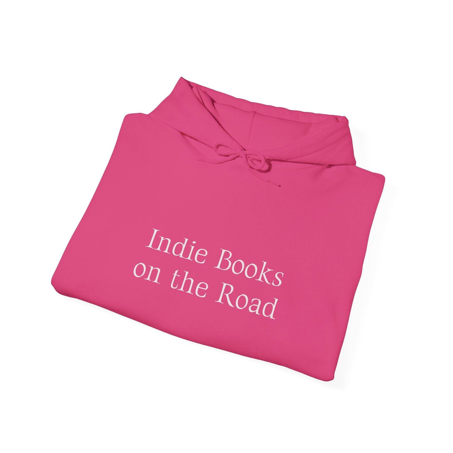 Indie Books on the Road Hooded Sweatshirt - Perfect for Book Lovers - The Dreamer's Bookshop.