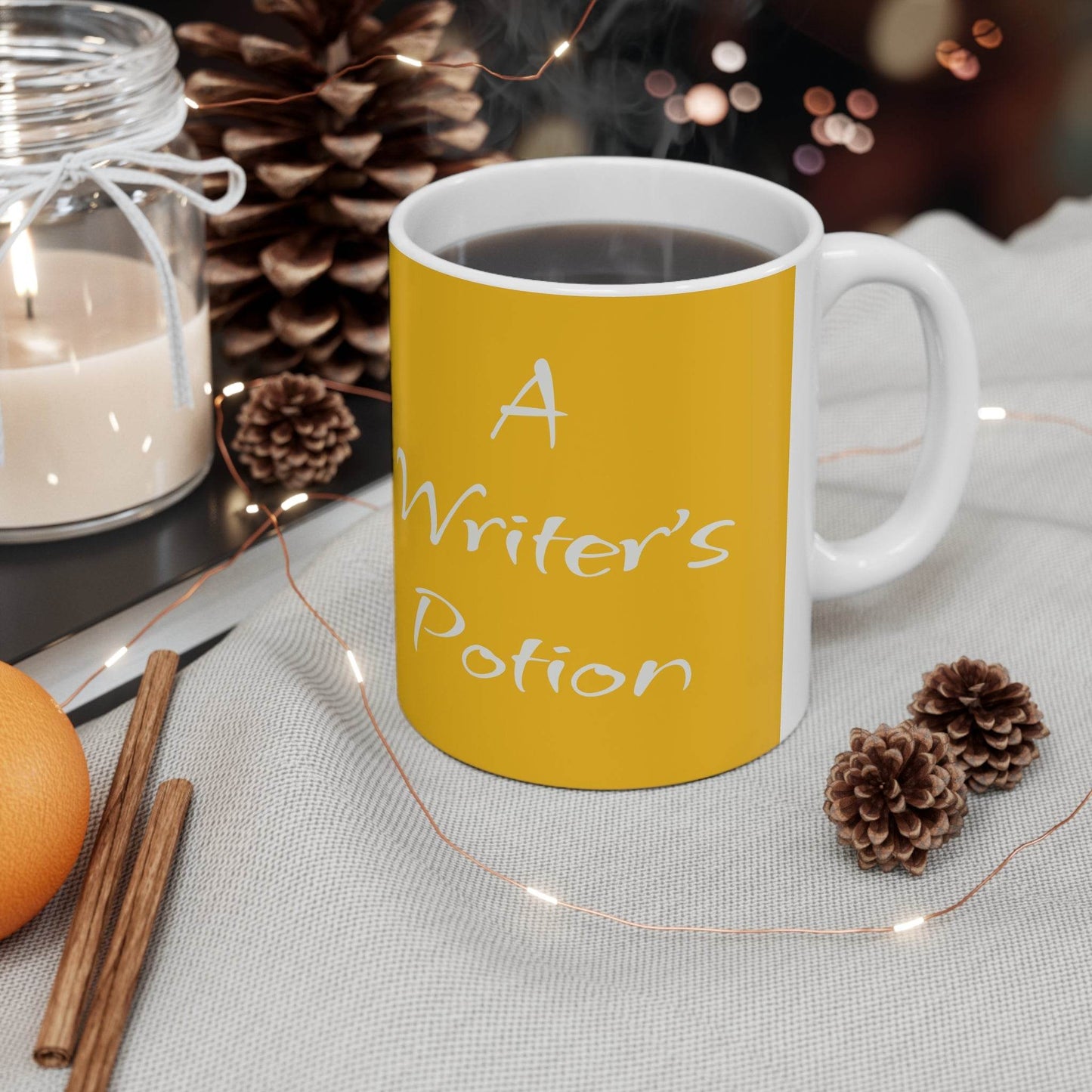 Inspiring Ceramic Coffee Mug - 'A Writer's Potion' - Perfect Gift for Coffee Lovers - The Dreamer's Bookshop.