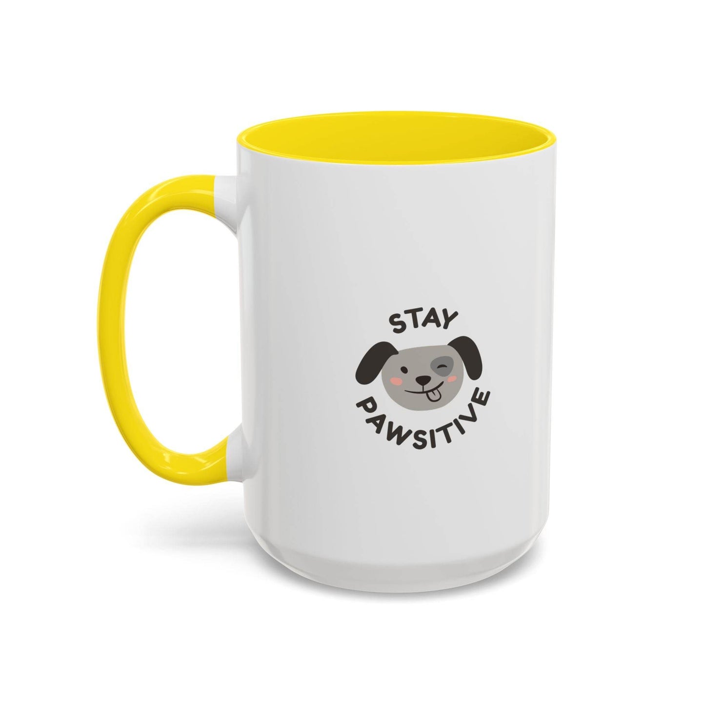 Cute Dog Pawsitive Coffee Mug - 11 & 15oz Drink and Behave - The Dreamer's Bookshop.