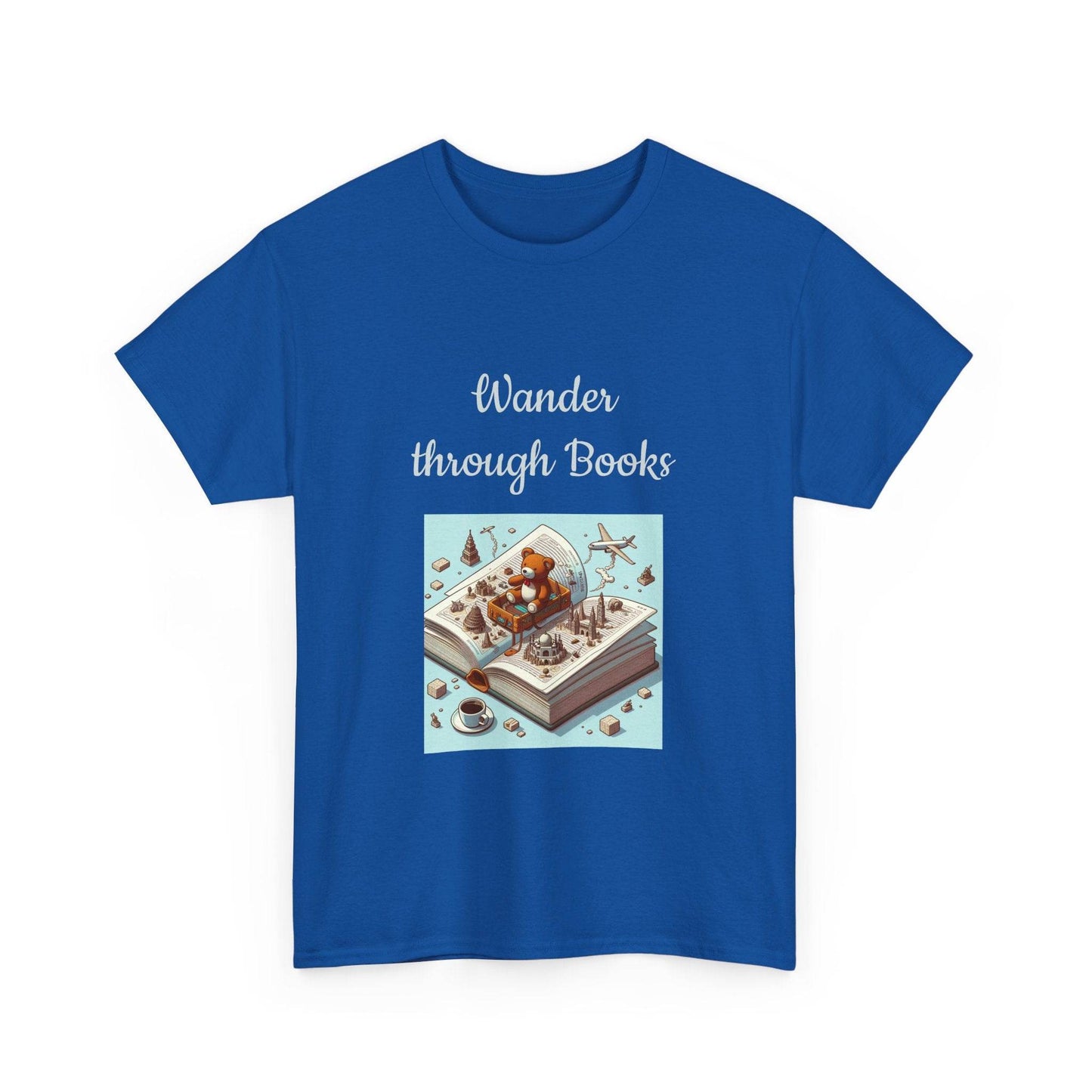 Wander - Unisex Heavy Cotton Tee for Book Lovers - The Dreamer's Bookshop.