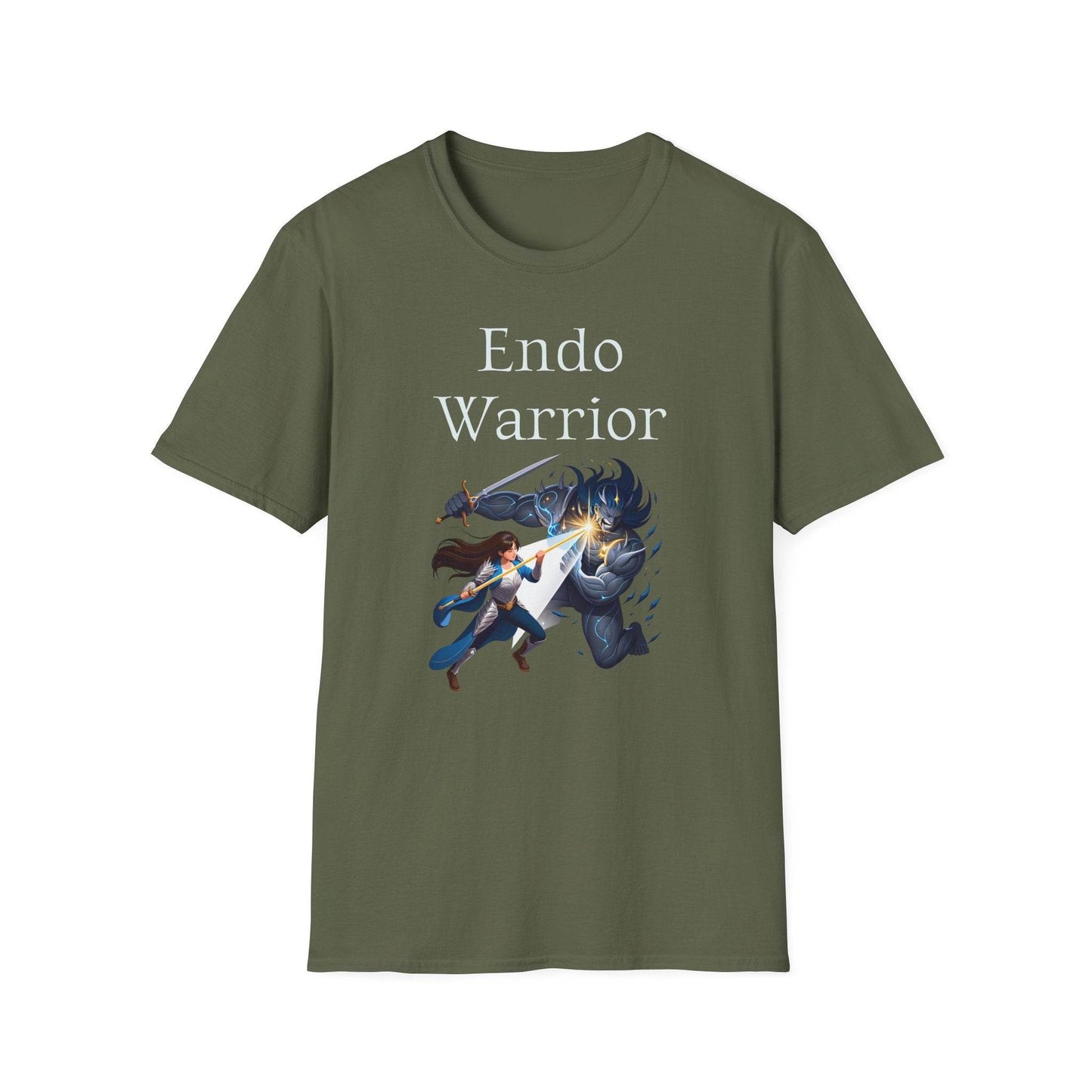 Endometriosis Warrior Unisex Softstyle T-Shirt - What's Your Battle? - The Dreamer's Bookshop.