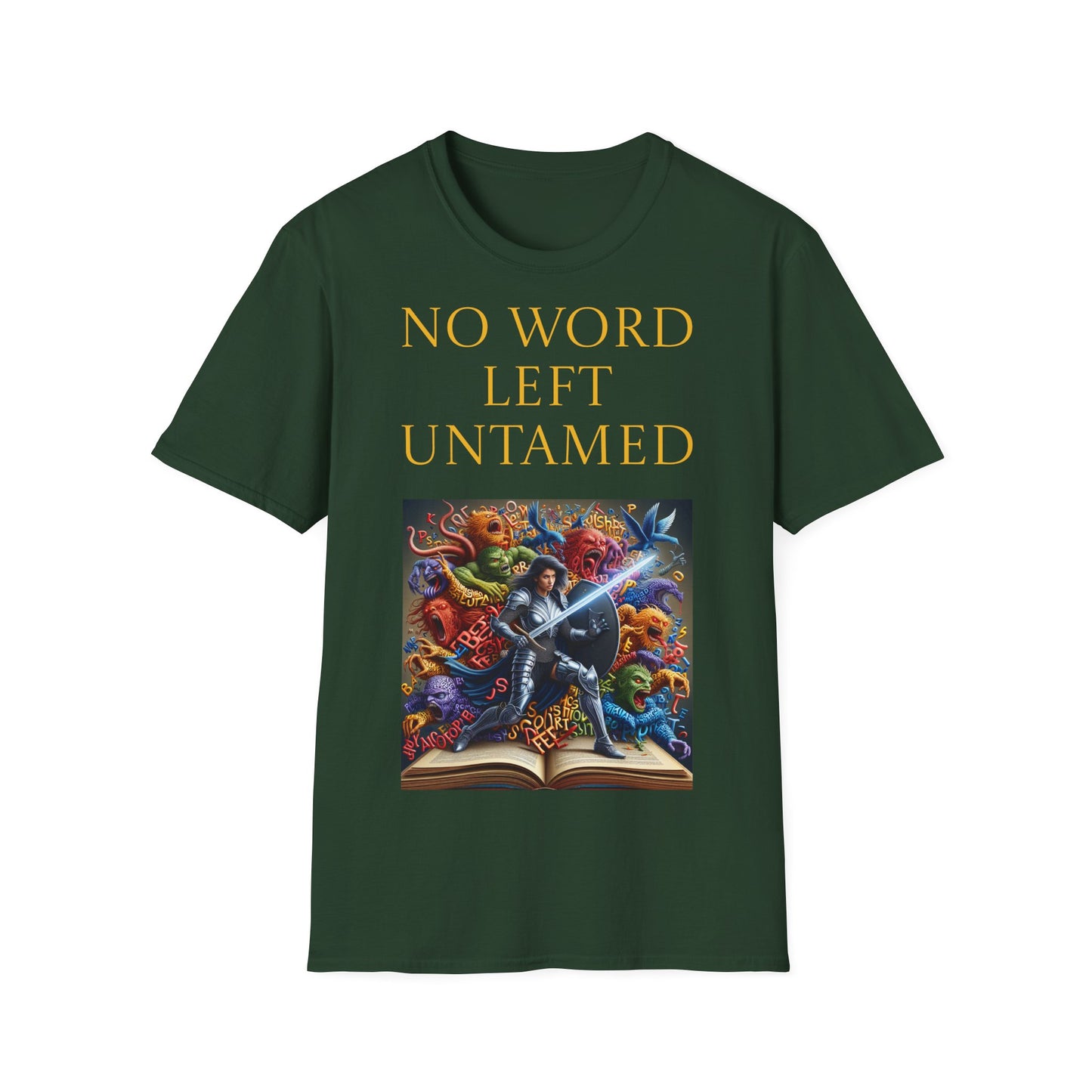 Unisex -Inspired T-Shirt - "No Word" - Perfect for Book Lovers - The Dreamer's Bookshop.