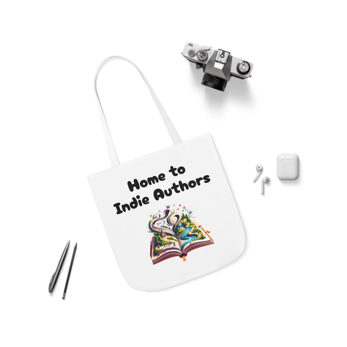 Home to Indie Authors Tote Bag - Perfect Gift for Book Lovers - The Dreamer's Bookshop.