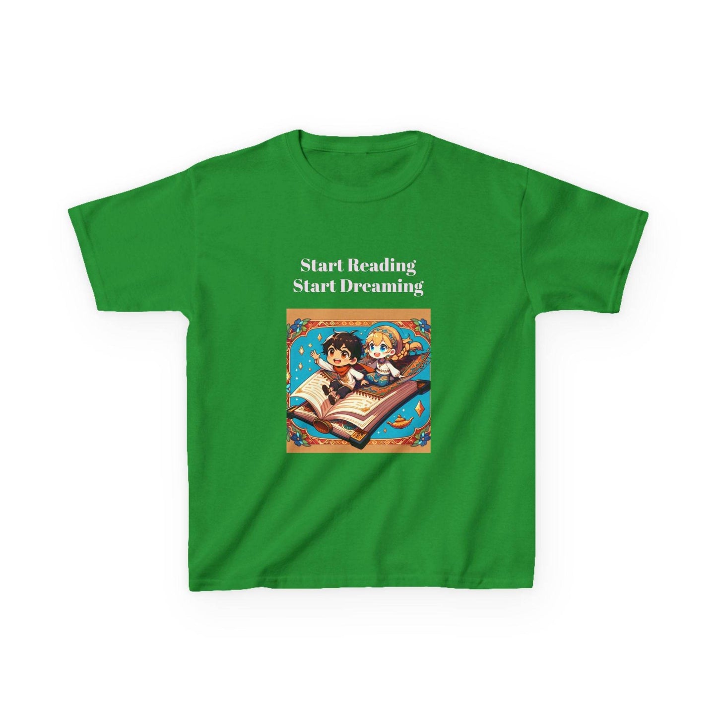 EU - Kids Start Reading Start Dreaming Tee - The Dreamer's Bookshop.
