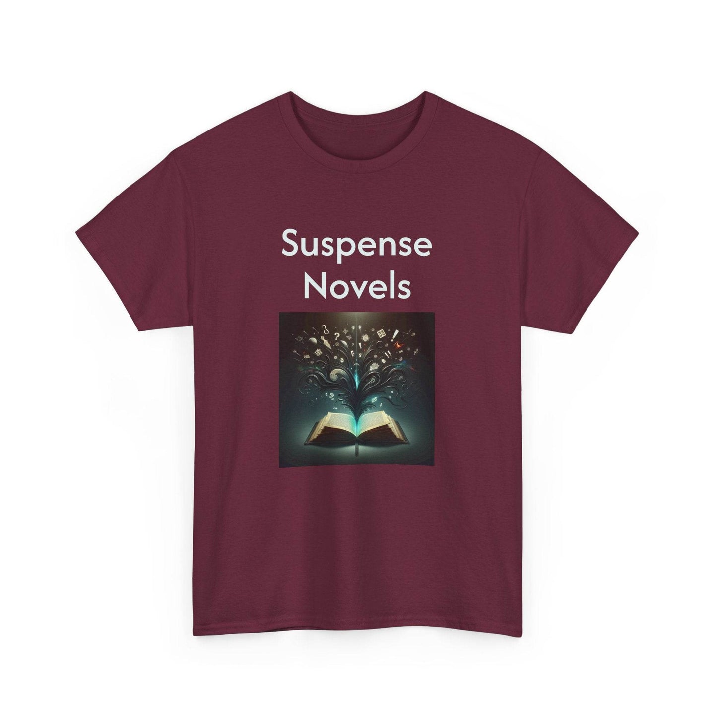 Fiction - Graphic Tee - Unisex Heavy Cotton T-Shirt Suspense Novels - The Dreamer's Bookshop.