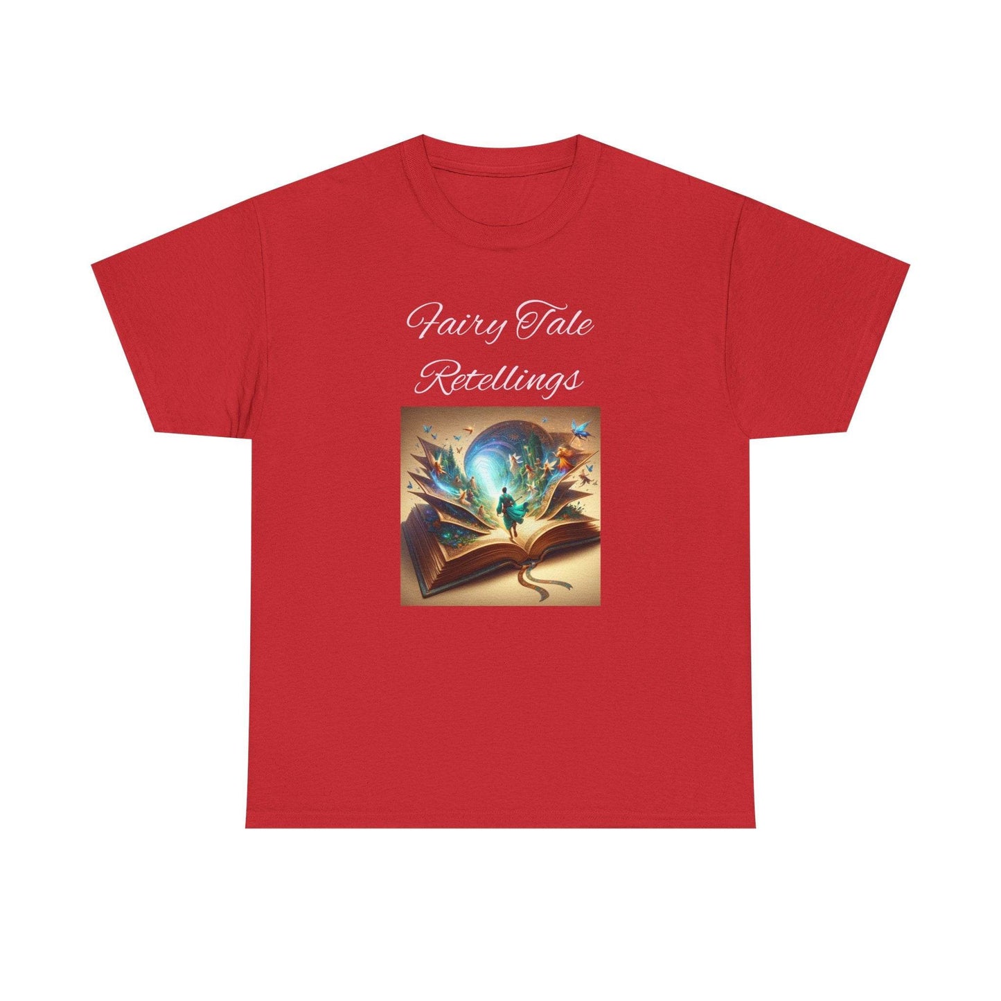 Fiction - Graphic Tee - Unisex Heavy Cotton T-Shirt - Fairy Tale Retellings - The Dreamer's Bookshop.
