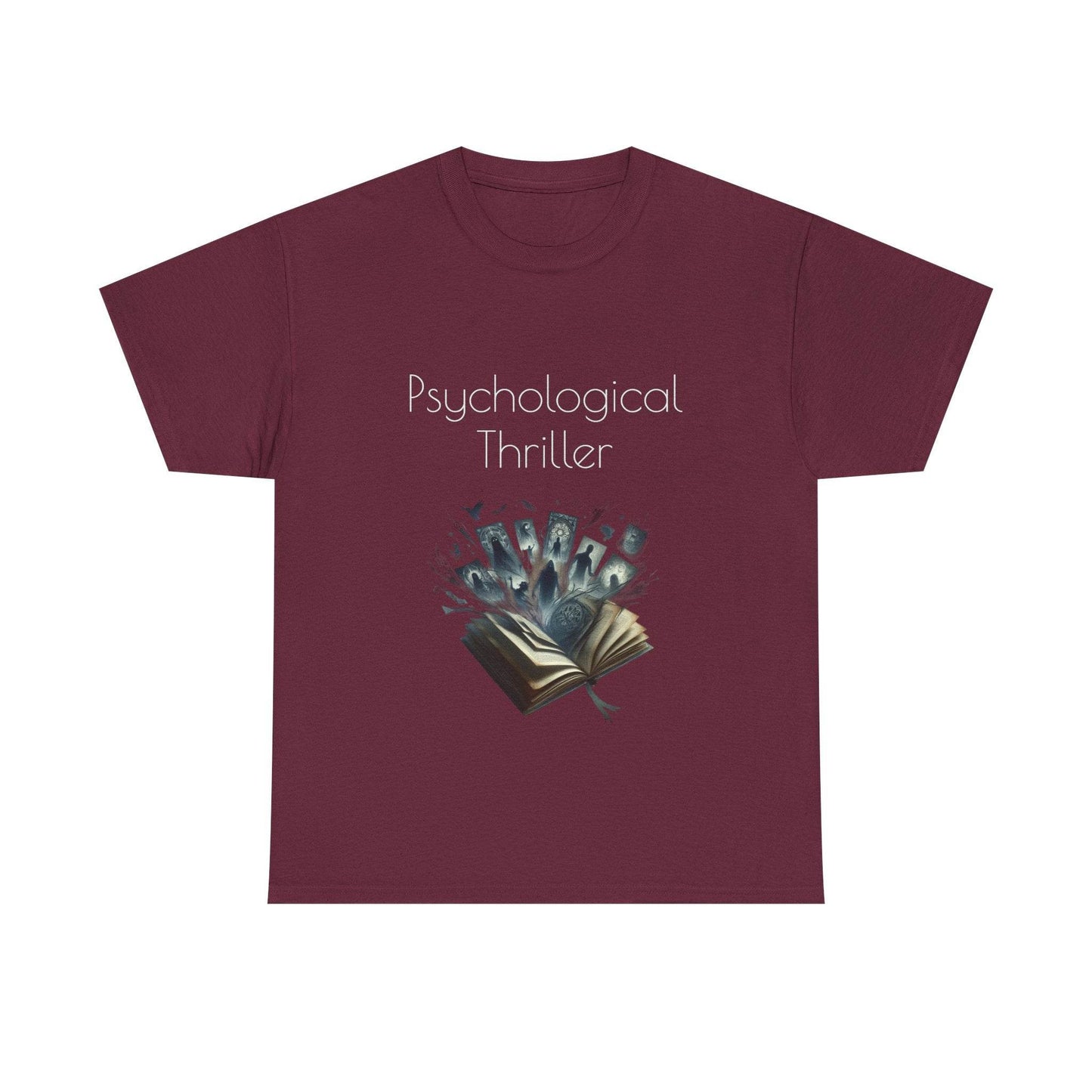 Fiction - Unisex Heavy Cotton Tee - Psychological Thriller - The Dreamer's Bookshop.