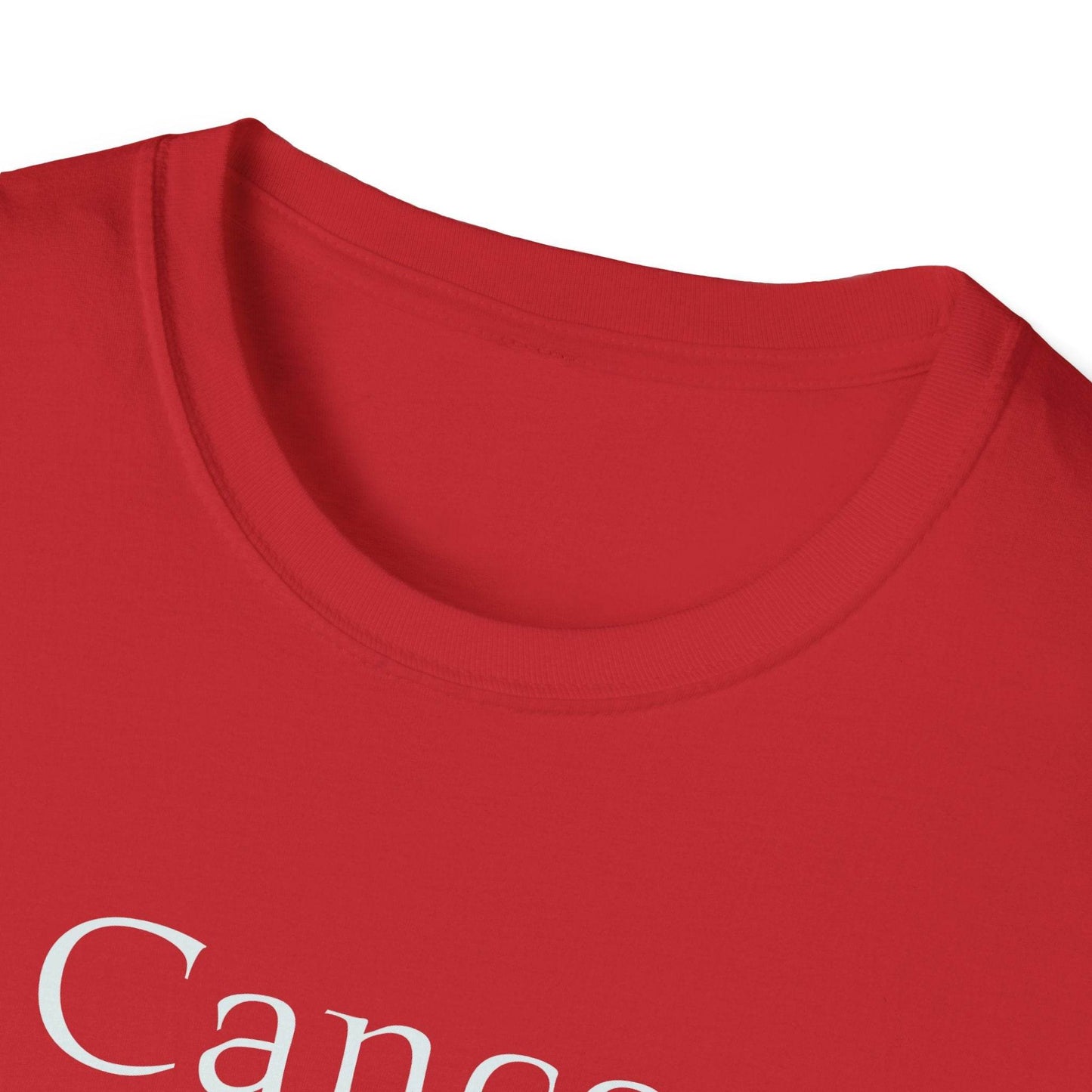 Cancer Warrior Unisex Softstyle T-Shirt - Empowering Battle for Women's Health - The Dreamer's Bookshop.