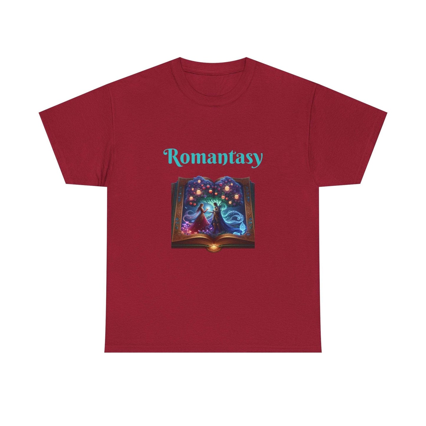 Fantasy - Graphic Tee - Unisex Heavy Cotton T-Shirt Romantasy Books - The Dreamer's Bookshop.