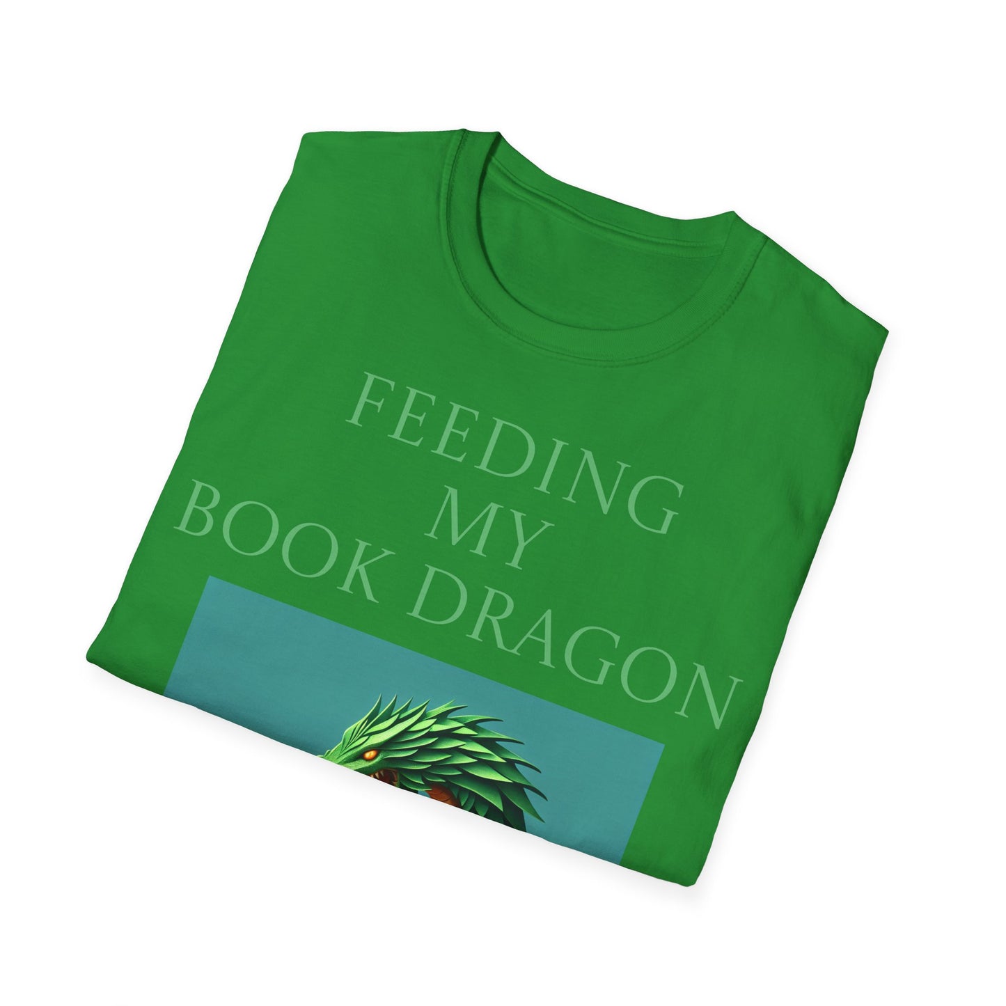Unisex -Inspired T-Shirt - "Book Dragon" - Perfect for Book Lovers - The Dreamer's Bookshop.