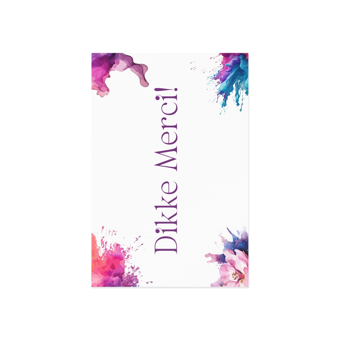 The Dreamer's Bookshop "Dikke Merci" Exclamation Card