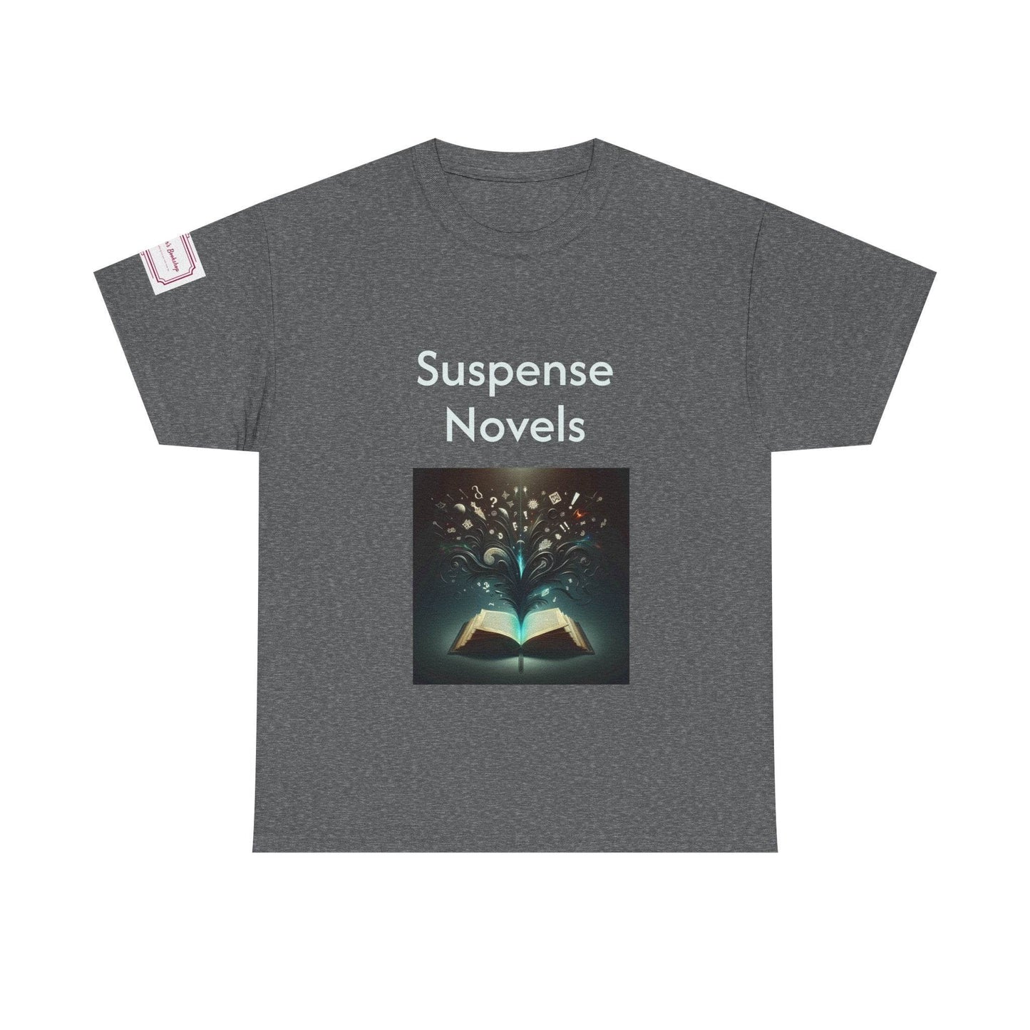 Fiction - Graphic Unisex Heavy Cotton Tee - Suspense Novels - The Dreamer's Bookshop.