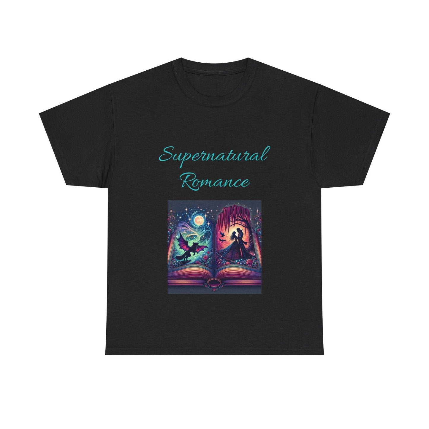 Fantasy - Unisex Heavy Cotton Tee - Supernatural Romance - The Dreamer's Bookshop.