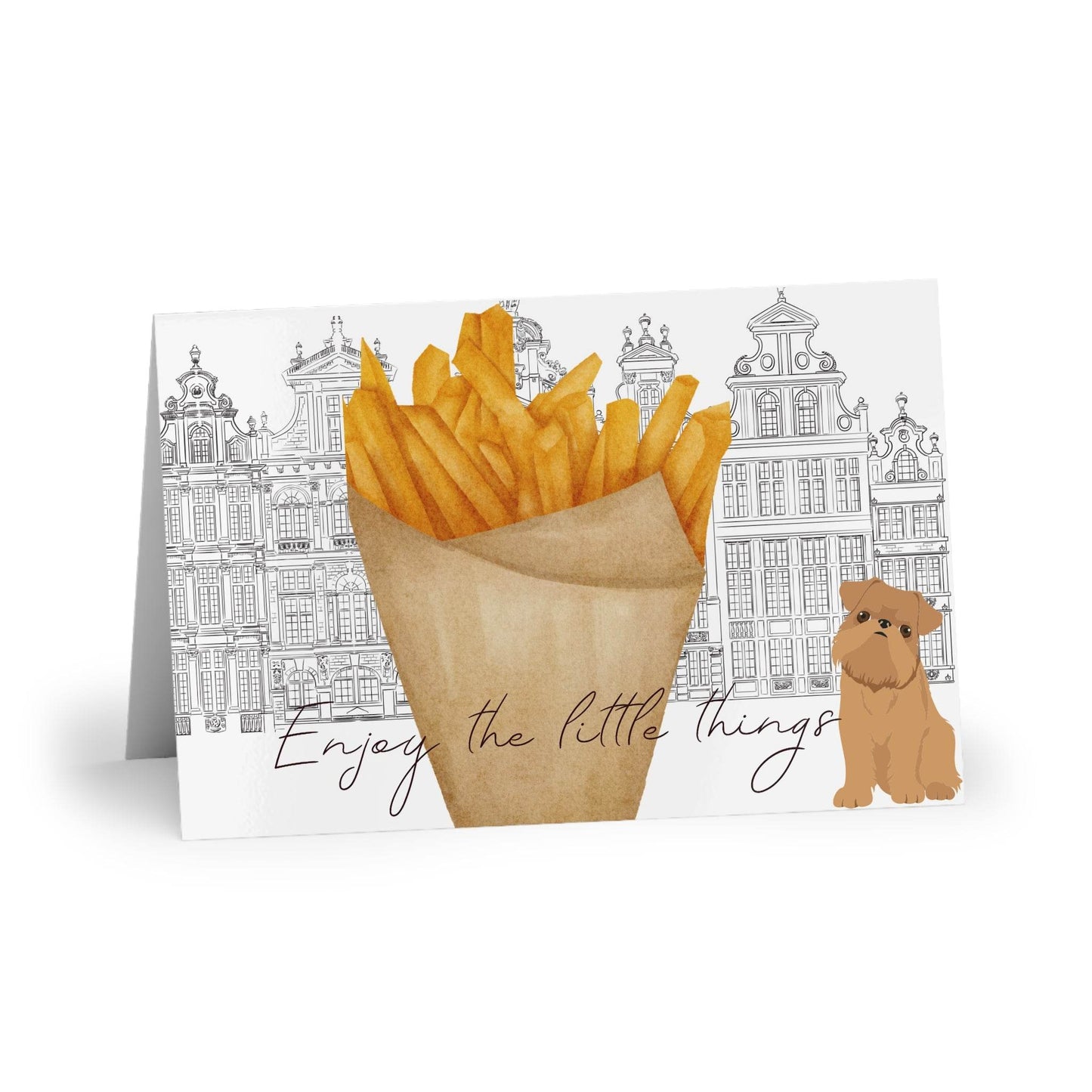 The Dreamer's Bookshop "Belgian Fries" Enjoy the Little Things Card - The Dreamer's Bookshop.