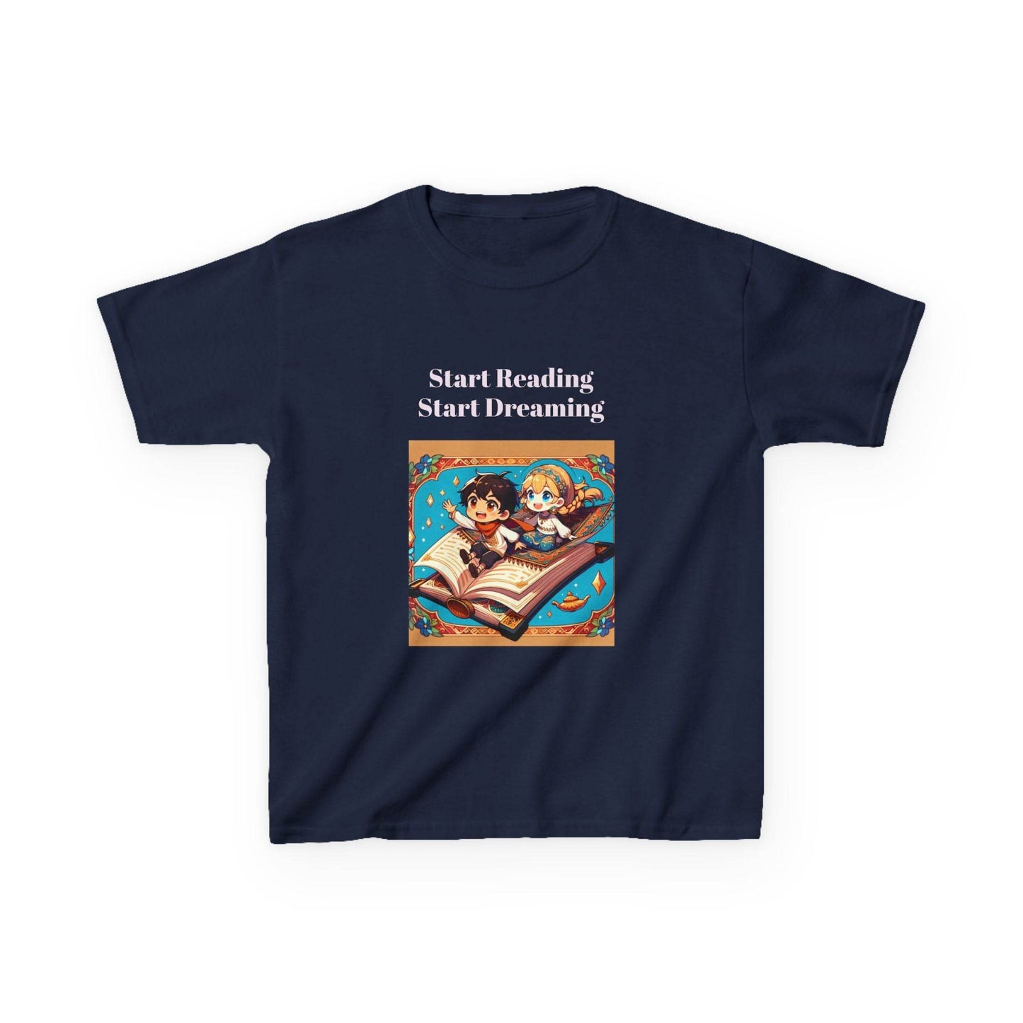 EU - Kids Start Reading Start Dreaming Tee - The Dreamer's Bookshop.