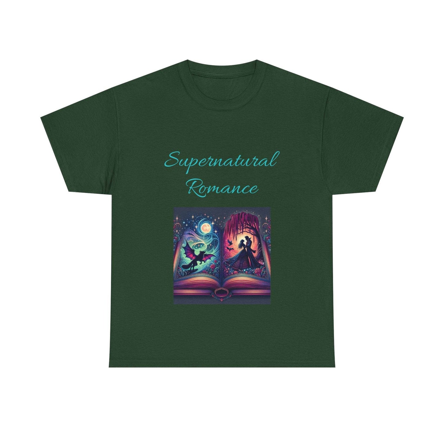 Fantasy - Unisex Heavy Cotton Tee - Supernatural Romance - The Dreamer's Bookshop.