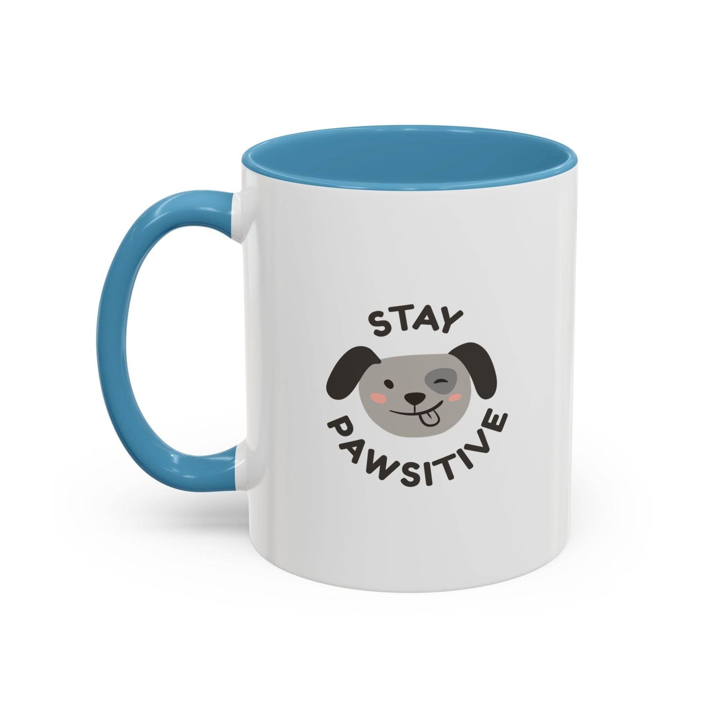 Playful Dog Pawsitive Mug - Cute Gift for Coffee Lovers - The Dreamer's Bookshop.