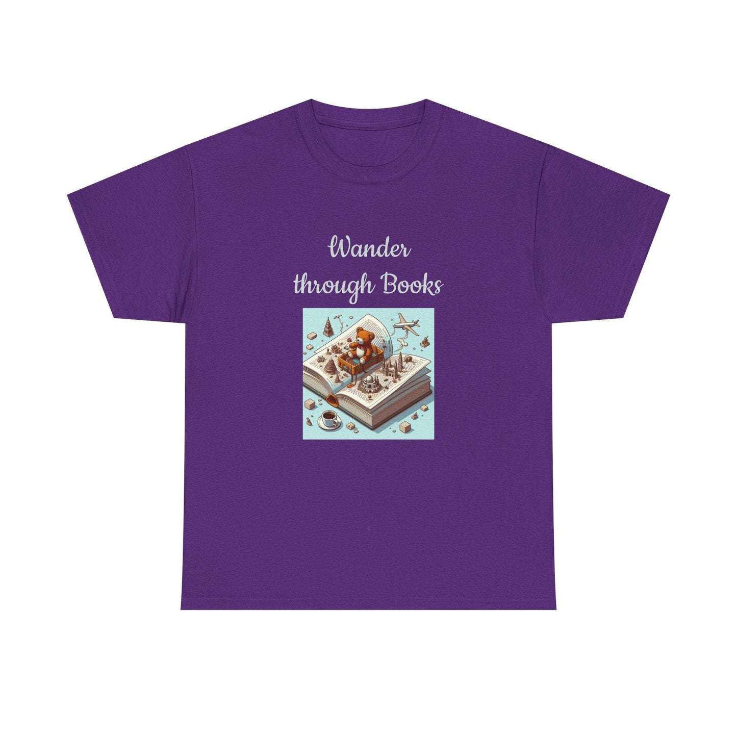 Wander - A Unisex Heavy Cotton Tee - Perfect Gift for Book Lovers - The Dreamer's Bookshop.
