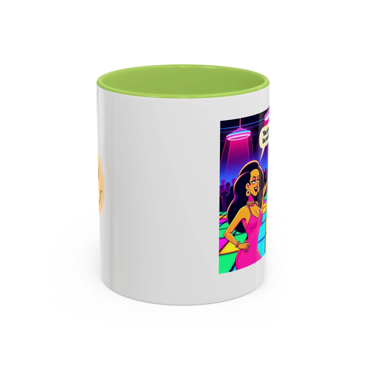 Retro Vibe Accent Coffee Mug - You should be writing - The Dreamer's Bookshop.