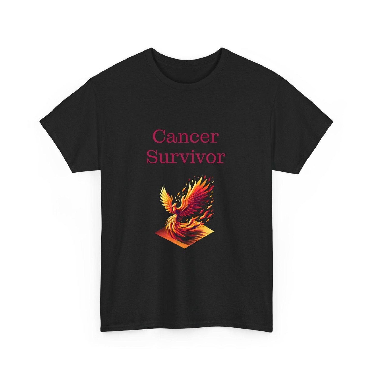 Cancer Survivor Unisex Heavy Cotton Tee - Inspirational Battle T-Shirt - The Dreamer's Bookshop.