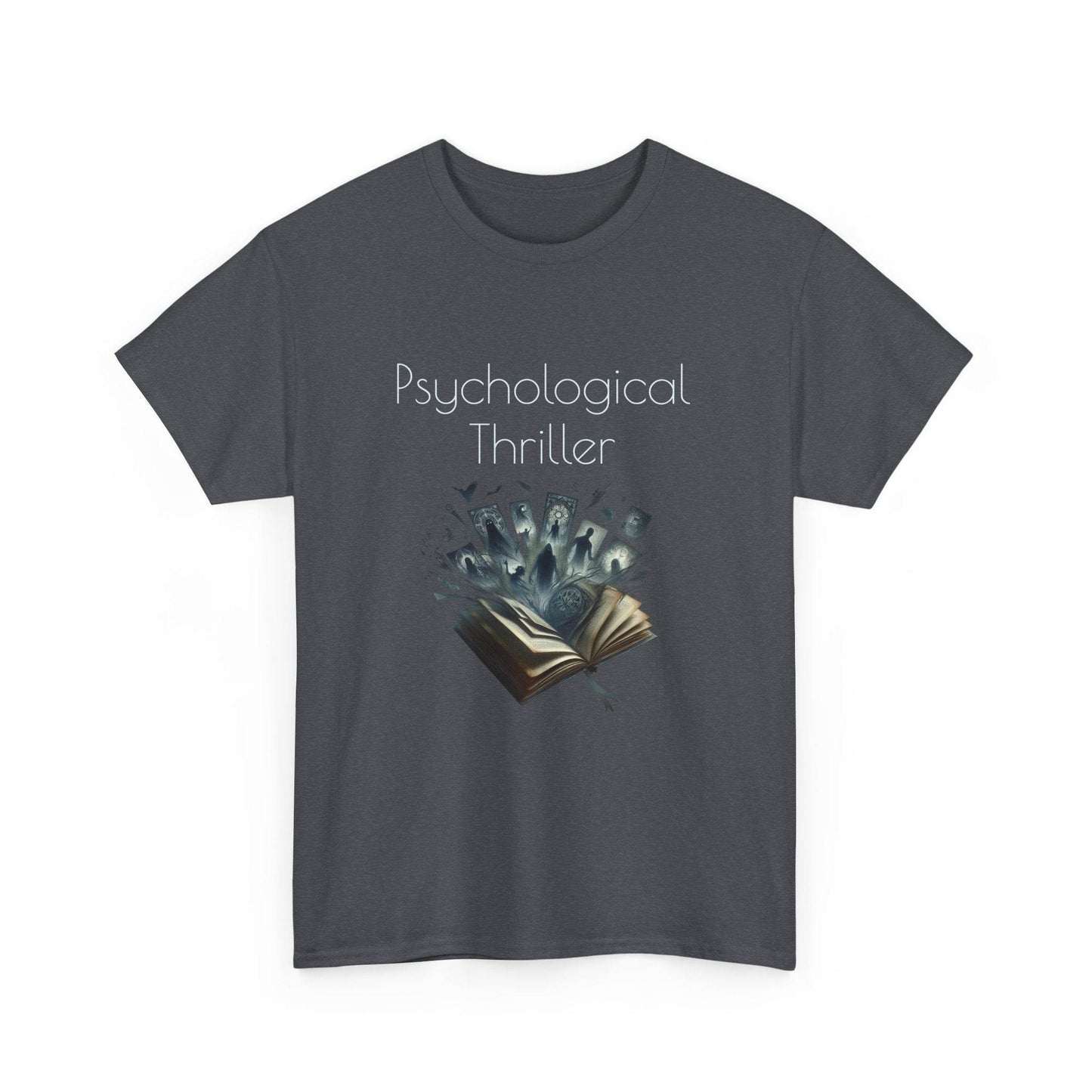 Fiction - Graphic Tee - Unisex Heavy Cotton T-Shirt Psychological Thriller - The Dreamer's Bookshop.