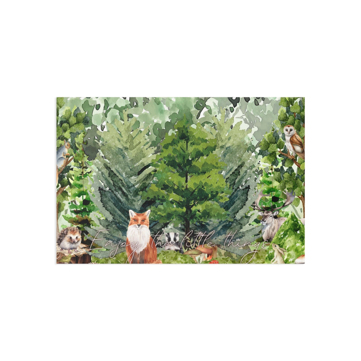The Dreamer's Bookshop "Forest" Enjoy the Little Things Card - The Dreamer's Bookshop.