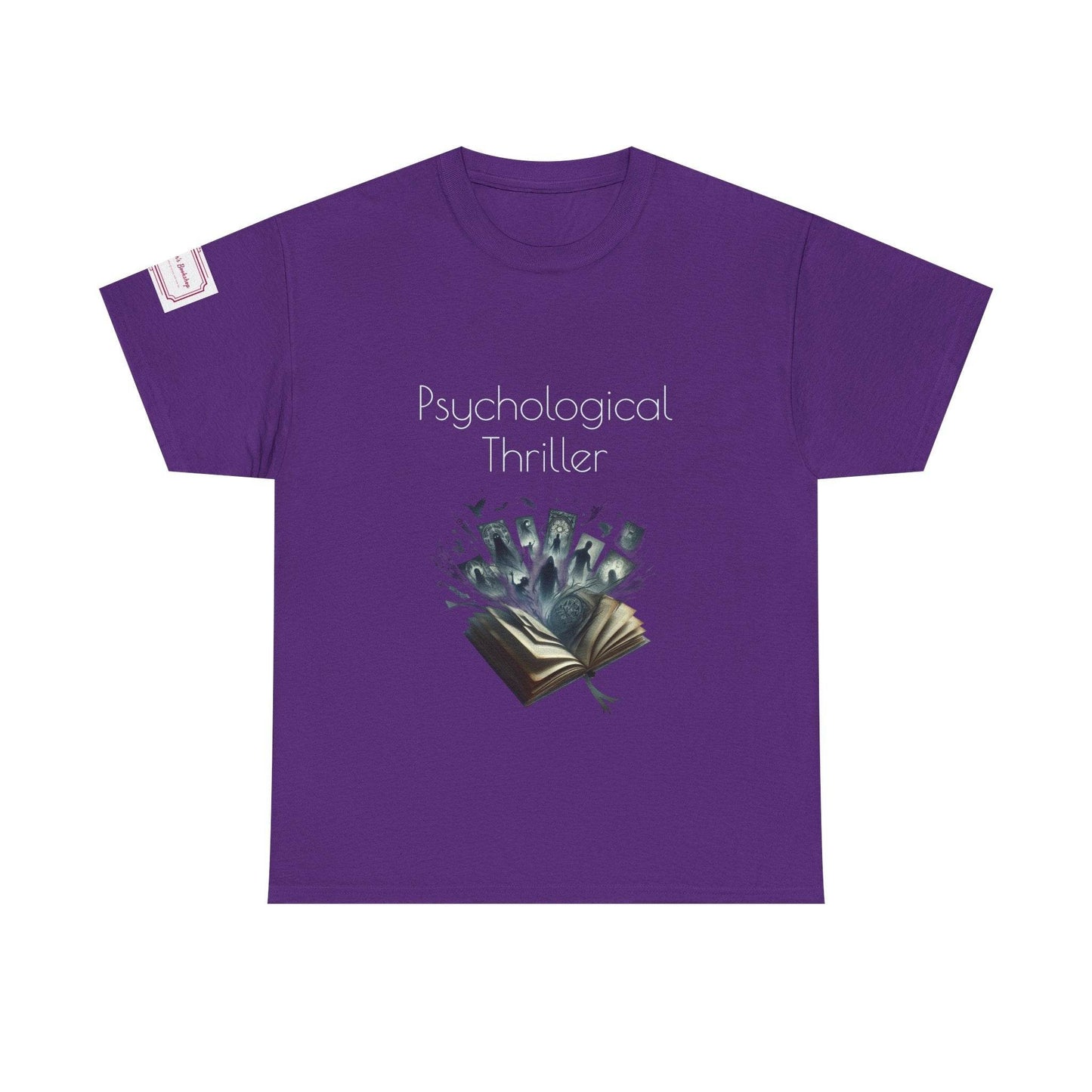 Fiction - Graphic Unisex Heavy Cotton Tee - Psychological Thriller - The Dreamer's Bookshop.