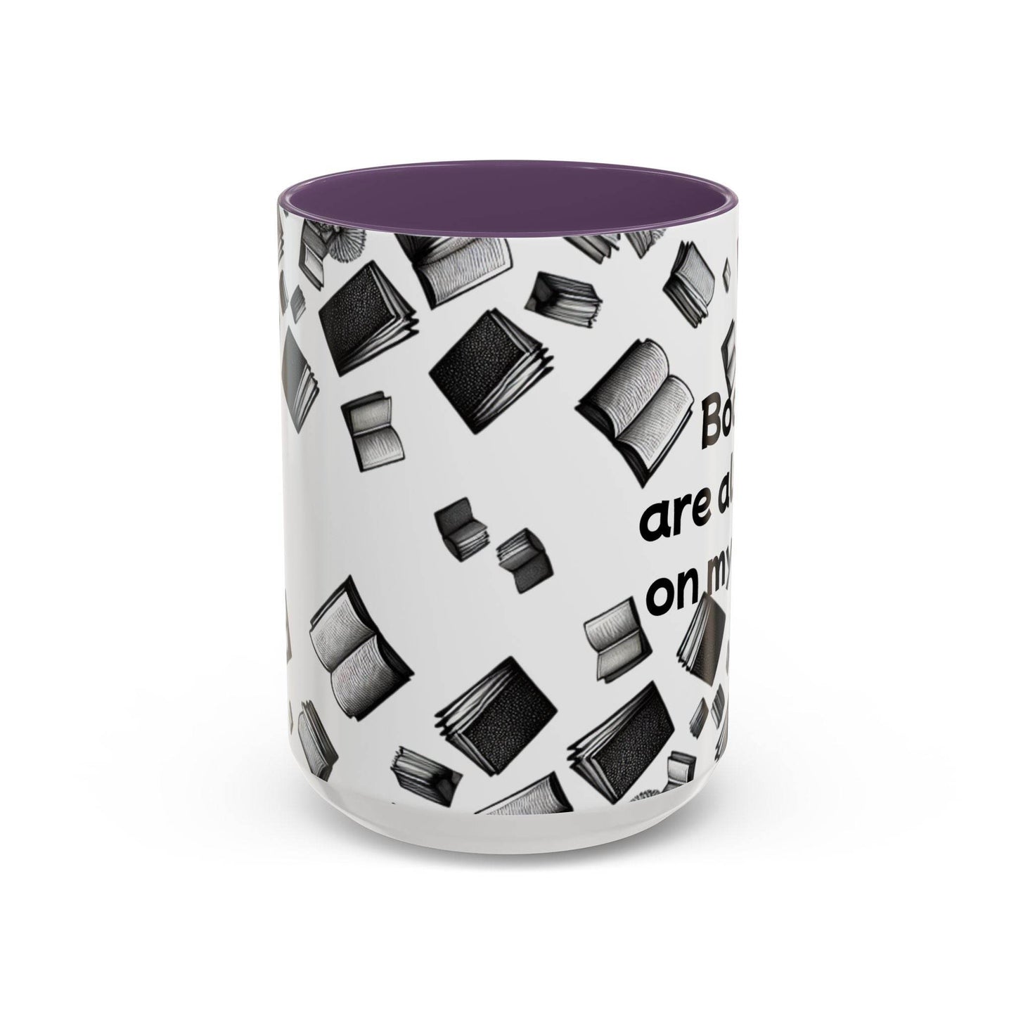 Books on My Mind Accent Coffee Mug - Perfect for Book Lovers - The Dreamer's Bookshop.
