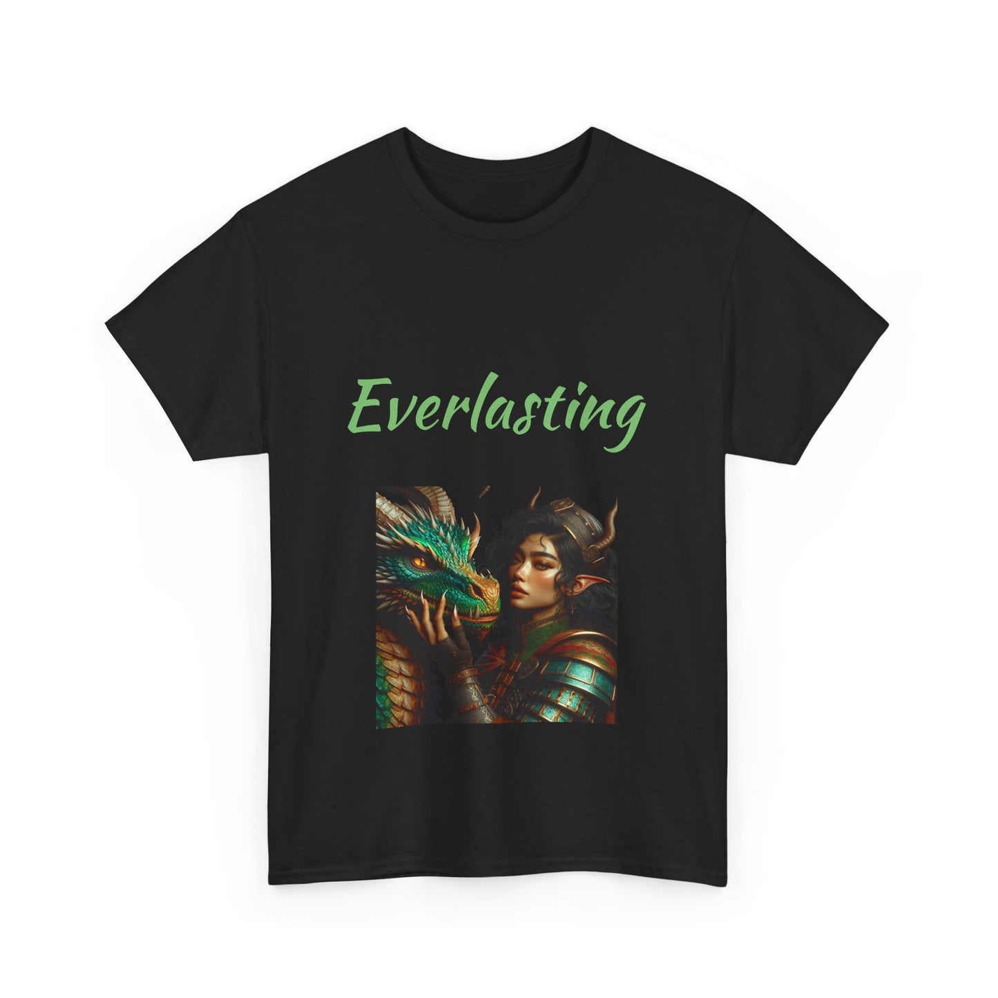 Book Lover's Unisex Heavy Cotton Tee - "Everlasting" - The Dreamer's Bookshop.