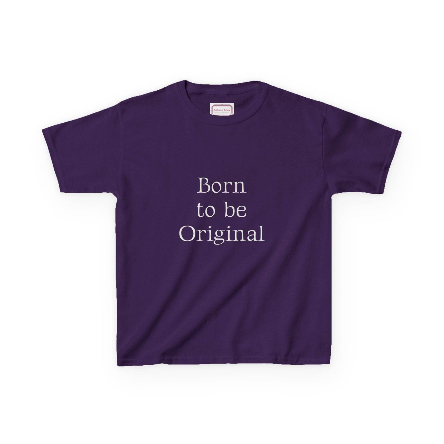 EU - Kids 'Born to be Original' Cotton Tee - Support Young Creators - The Dreamer's Bookshop.