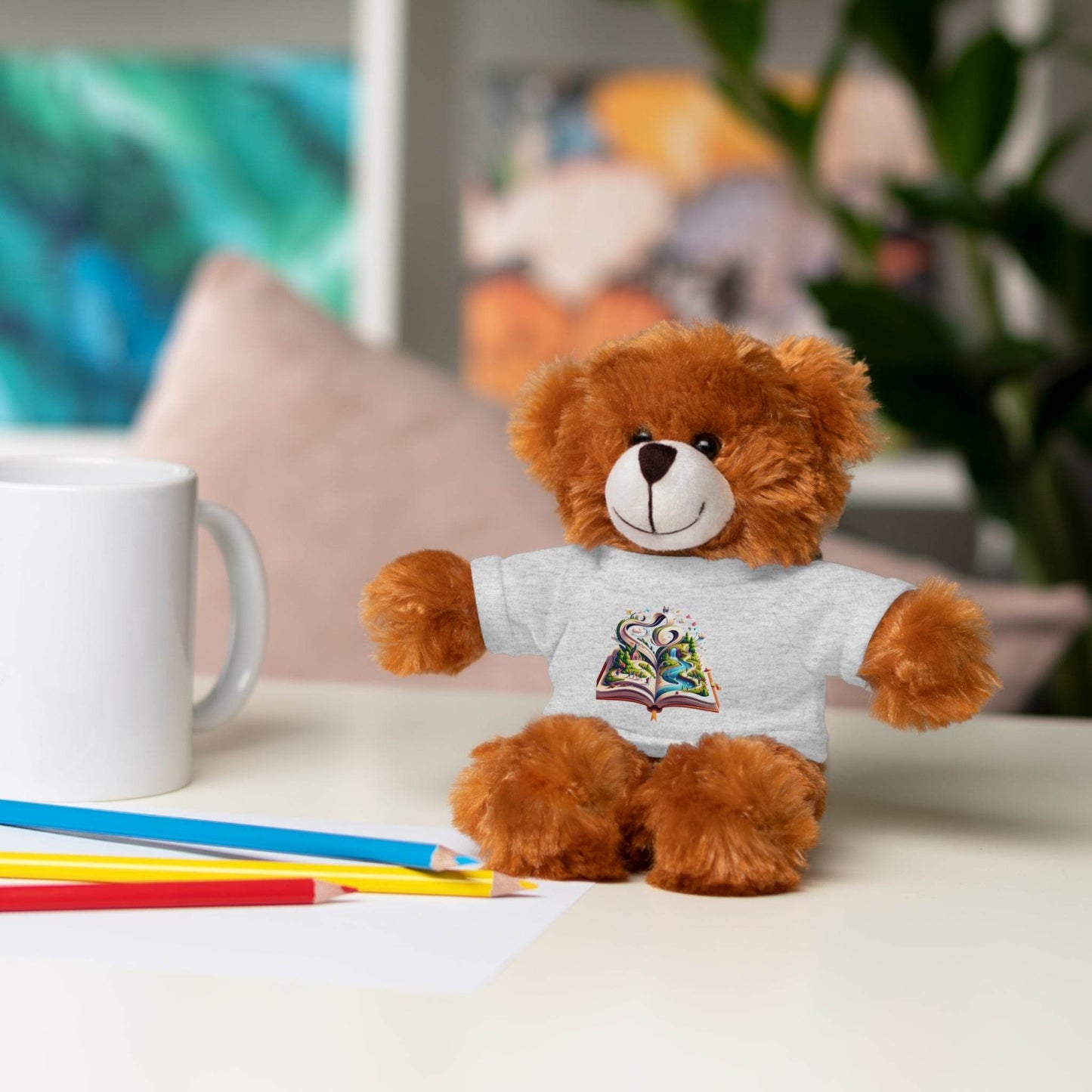 Personalized Stuffed Animal with Tee - Perfect Gift for Kids and Baby Showers - The Dreamer's Bookshop.