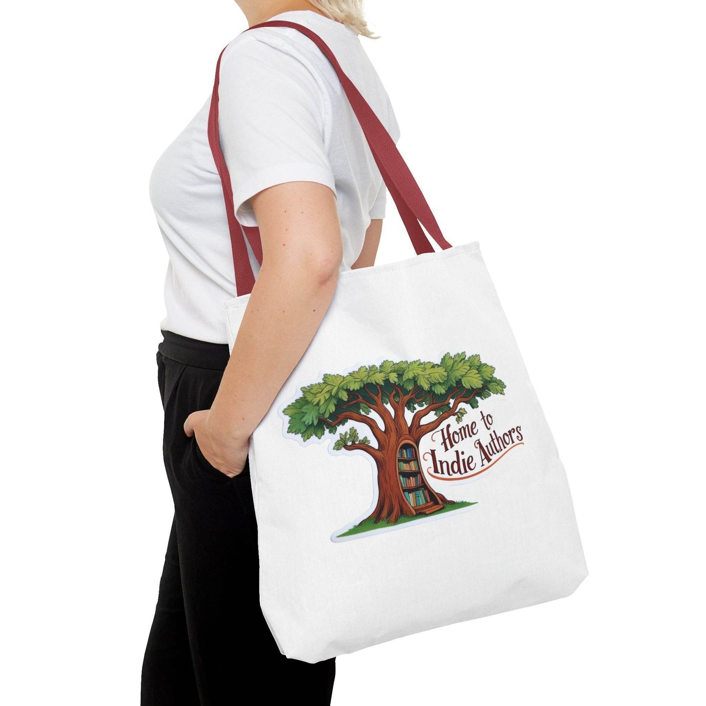 Literary Tote Bag - Home to Indie Authors & The Dreamer's Bookshop Designs - The Dreamer's Bookshop.