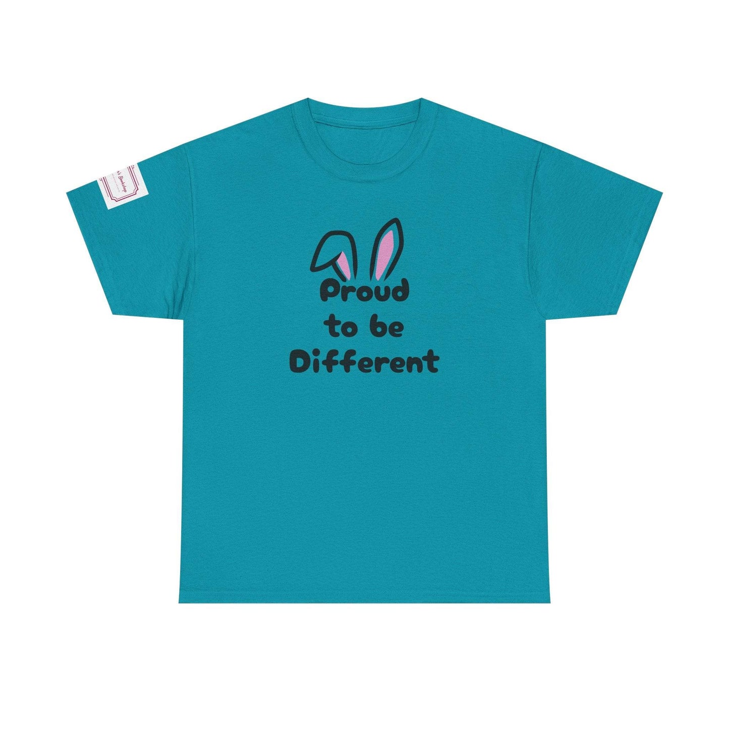 Proud to be Different Unisex Heavy Cotton Tee - Celebrate Individuality - The Dreamer's Bookshop.