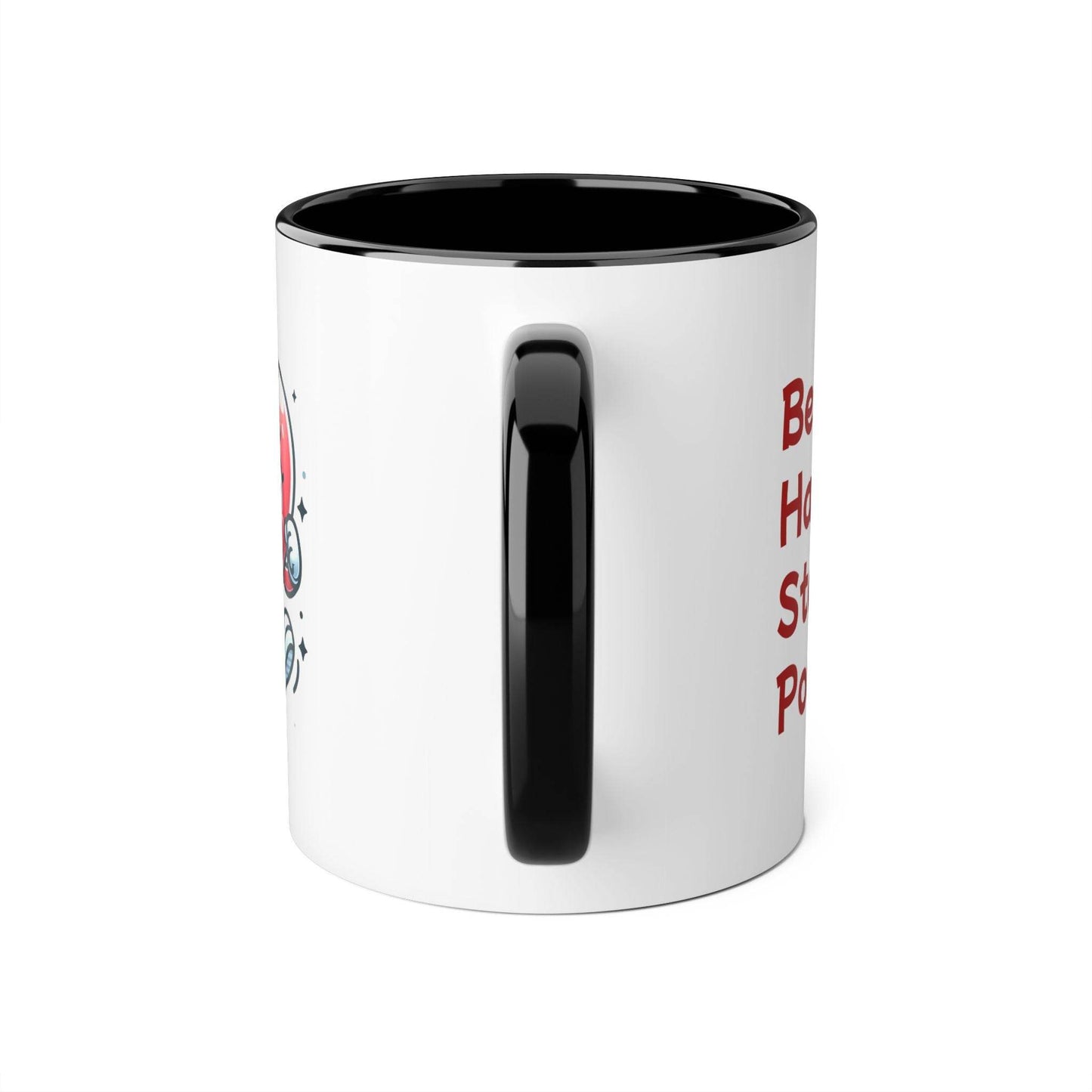 Be Happy Stay Positive Accent Mug - 11oz Coffee Cup for Daily Inspiration - The Dreamer's Bookshop.